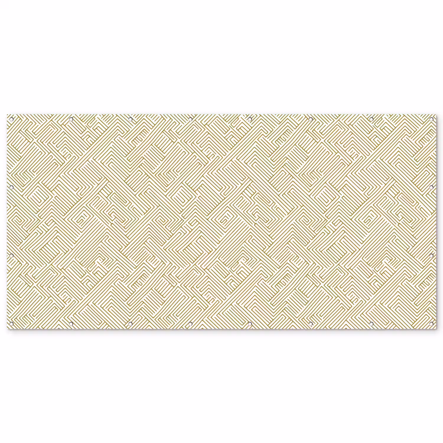 Geometrisch - Lijnen - Groen Balkonbeschermer Duitsland klein 596 -zz_3d