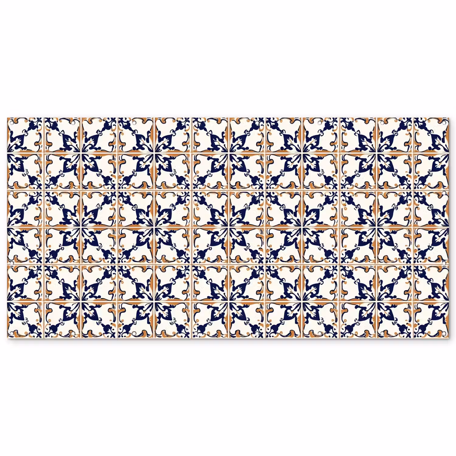 Klassiek - Patroon - Kleurrijk Balkonbeschermer Duitsland klein 596 -zz_3d