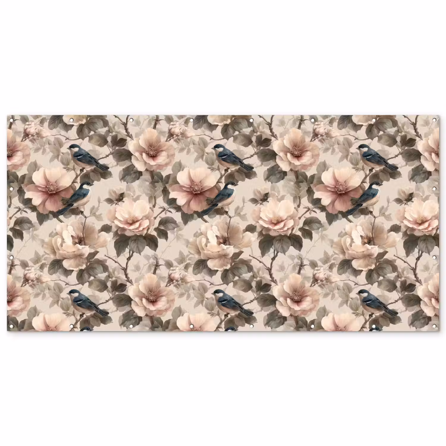 Klassiek - Vogels - Kleurrijk Balkonbeschermer Duitsland klein 596 -zz_3d