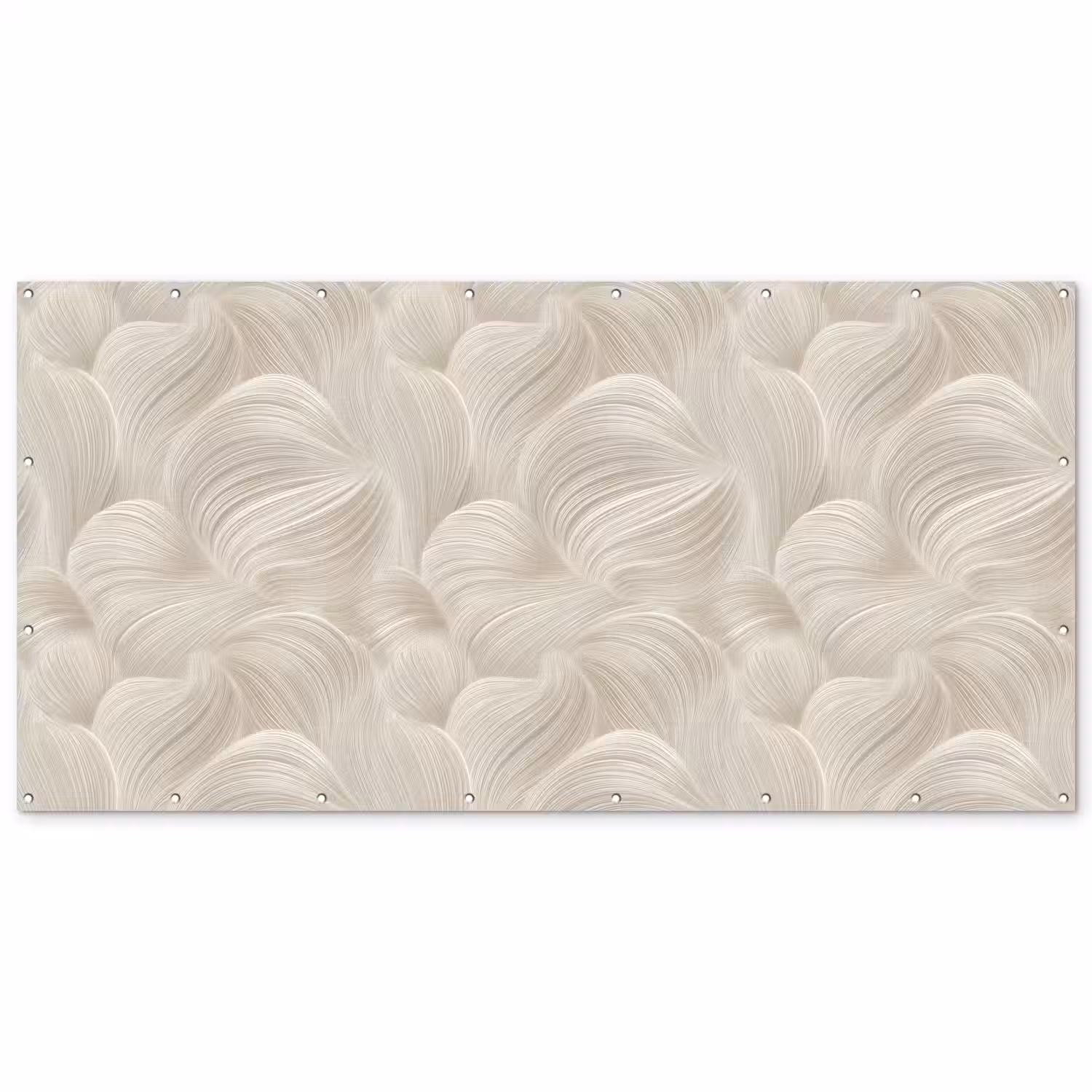 Lijnen - Waaier - Beige Balkonbeschermer Duitsland klein 596 -zz_3d