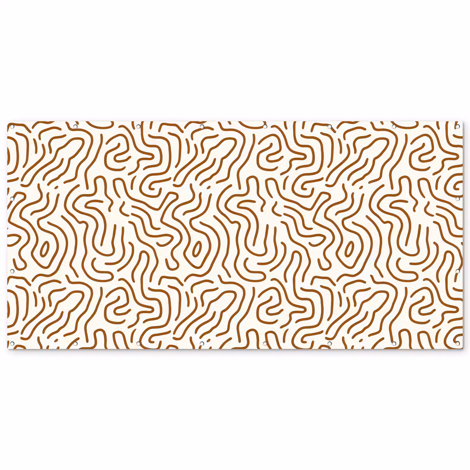 Minimalistisch - Patroon - Terracotta Balkonbeschermer Duitsland klein 596 -zz_3d
