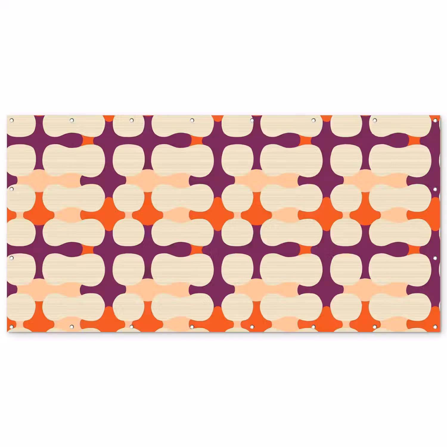 Modern - Patroon - Kleurrijk Balkonbeschermer Duitsland klein 596 -zz_3d