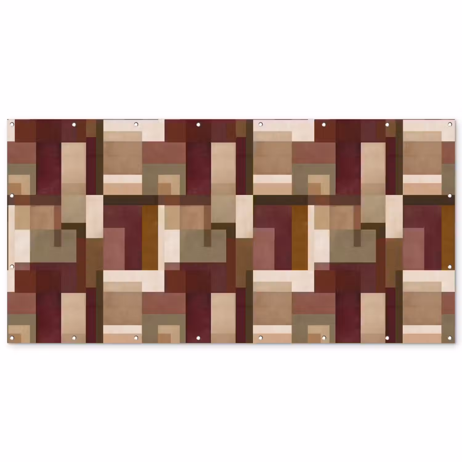 Modern - Geometrie - Kleurrijk Balkonbeschermer Duitsland klein 596 -zz_3d