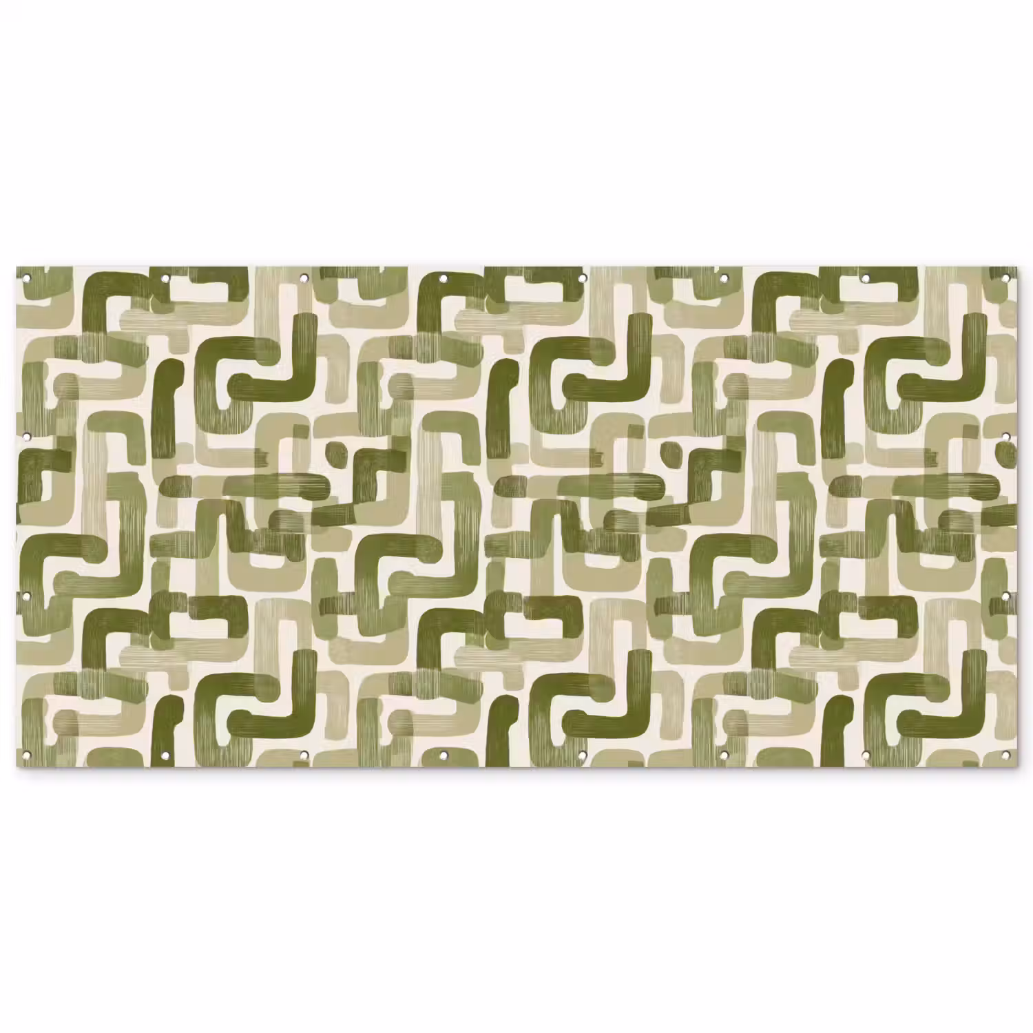 Modern - Grafisch - Groen Balkonbeschermer Duitsland klein 596 -zz_3d