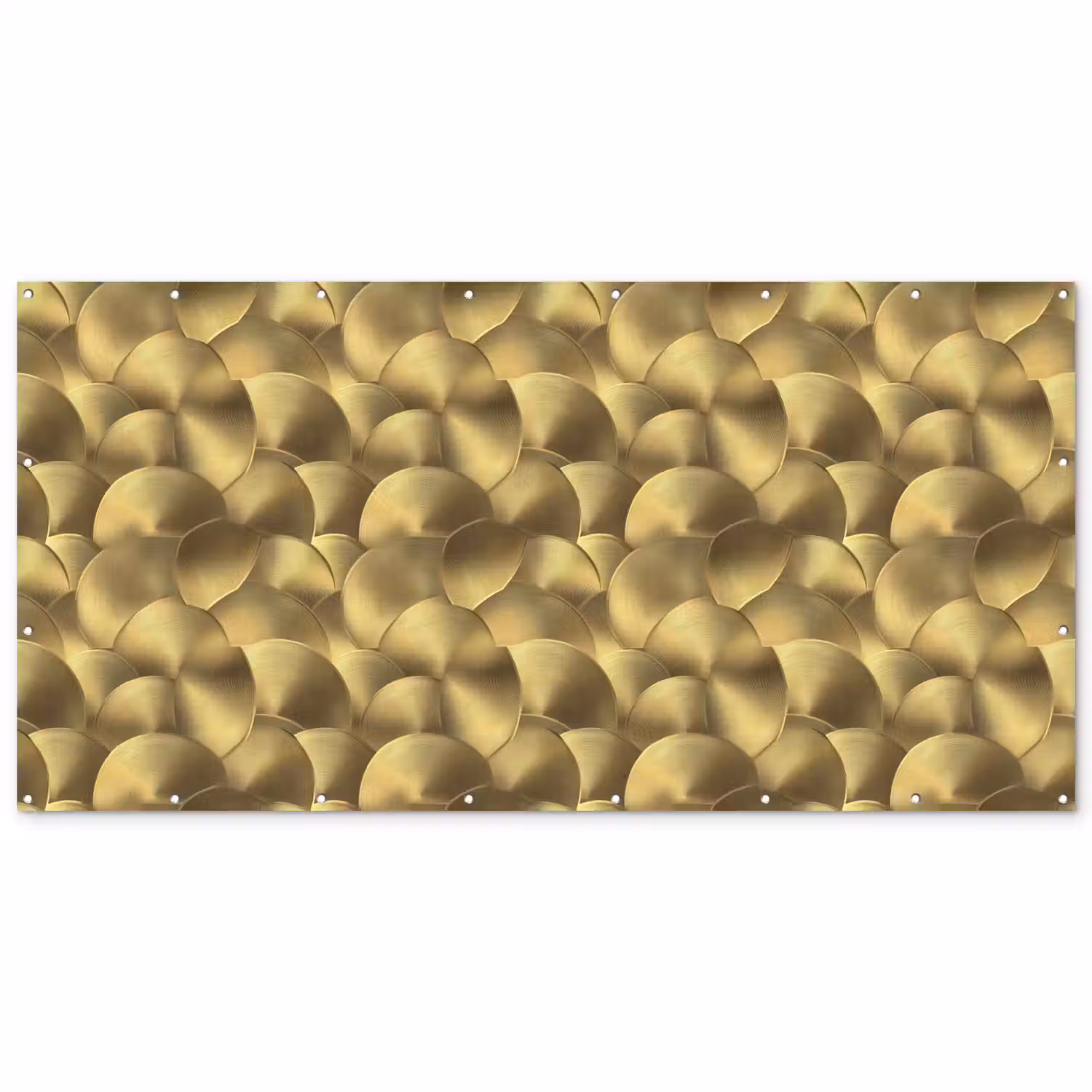 Modern - Cirkel - Goud Balkonbeschermer Duitsland klein 596 -zz_3d