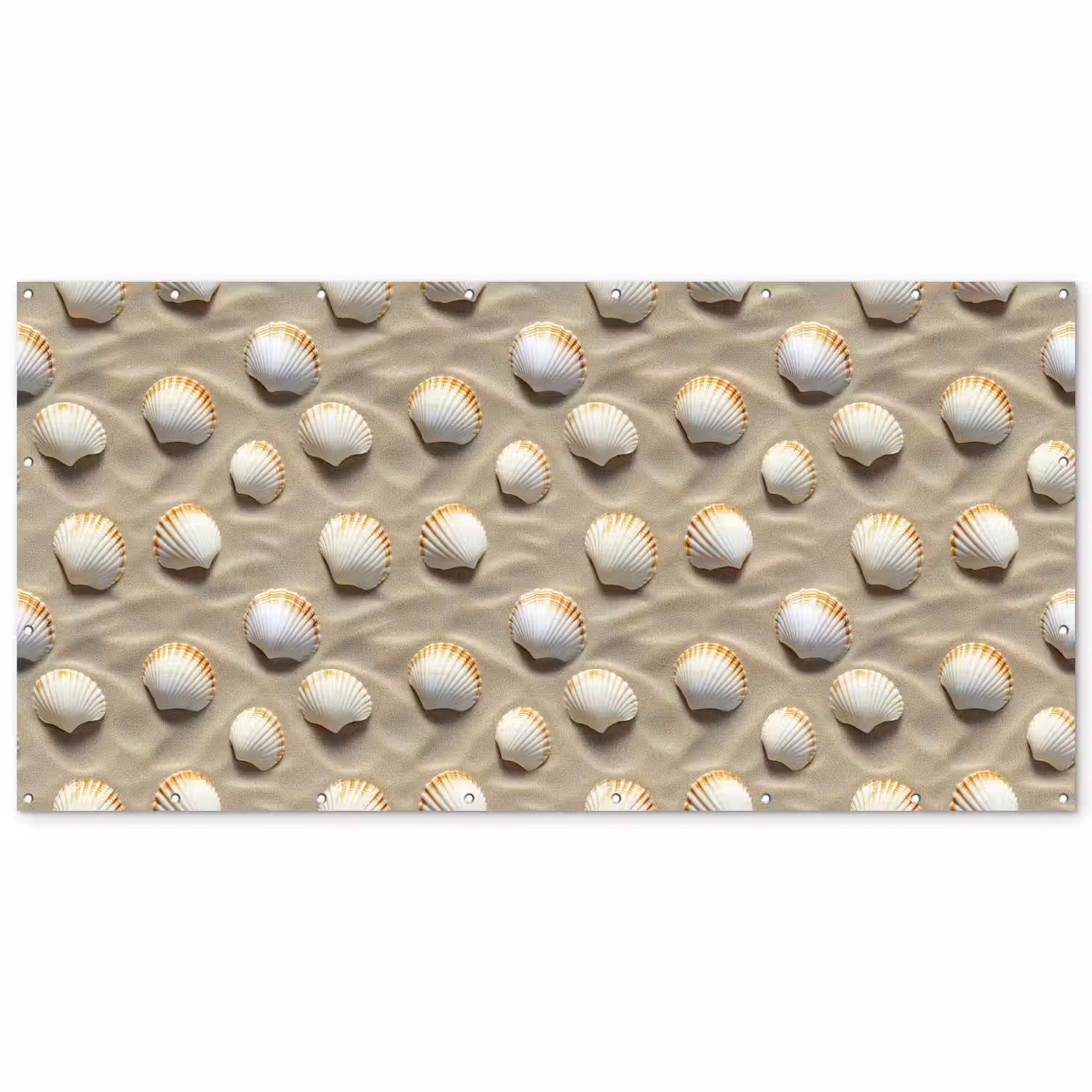 Schelpen - Zand - Maritiem Balkonbeschermer Duitsland klein 596 -zz_3d