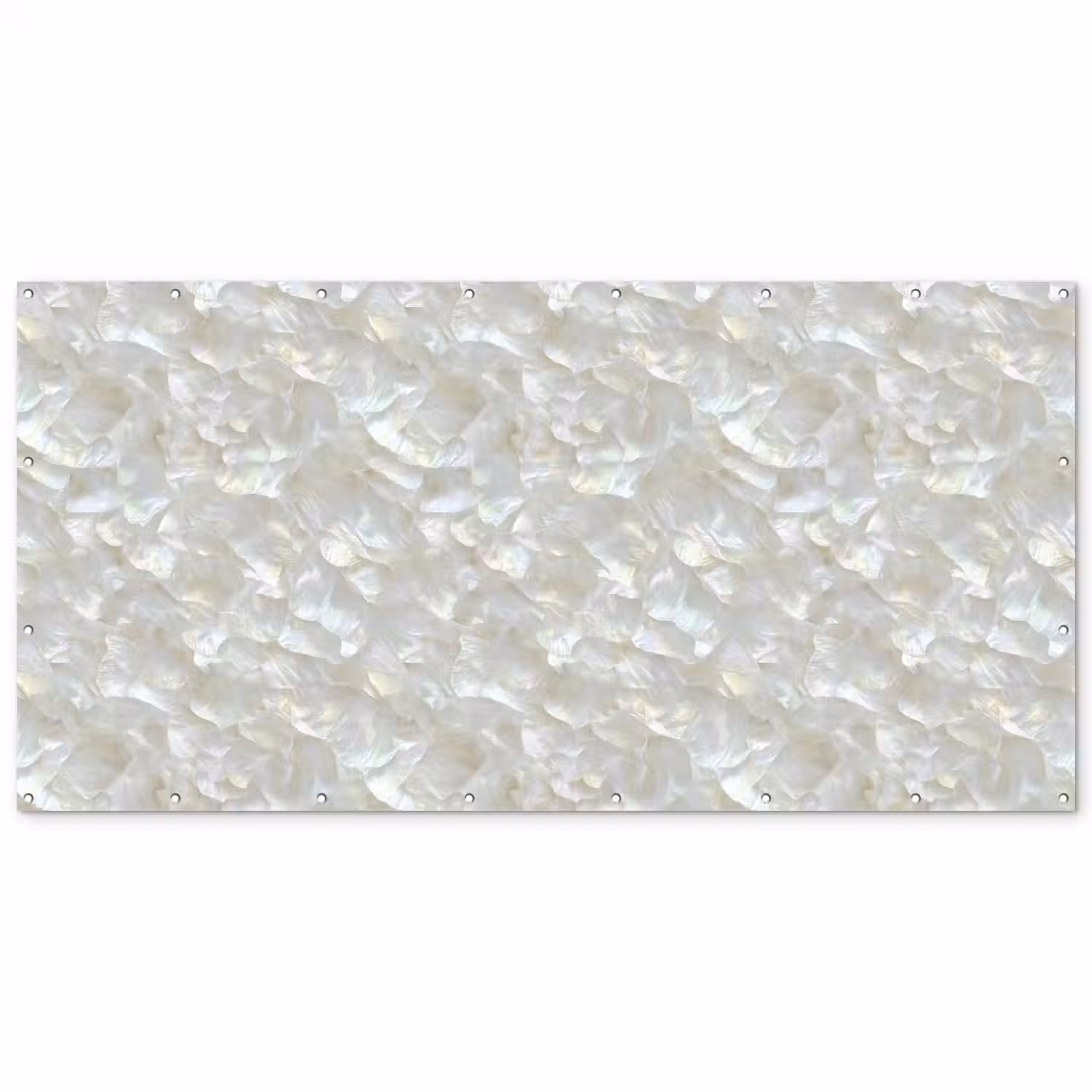 Parelmoerglans - Wit - Schelp Balkonbeschermer Duitsland klein 596 -zz_3d