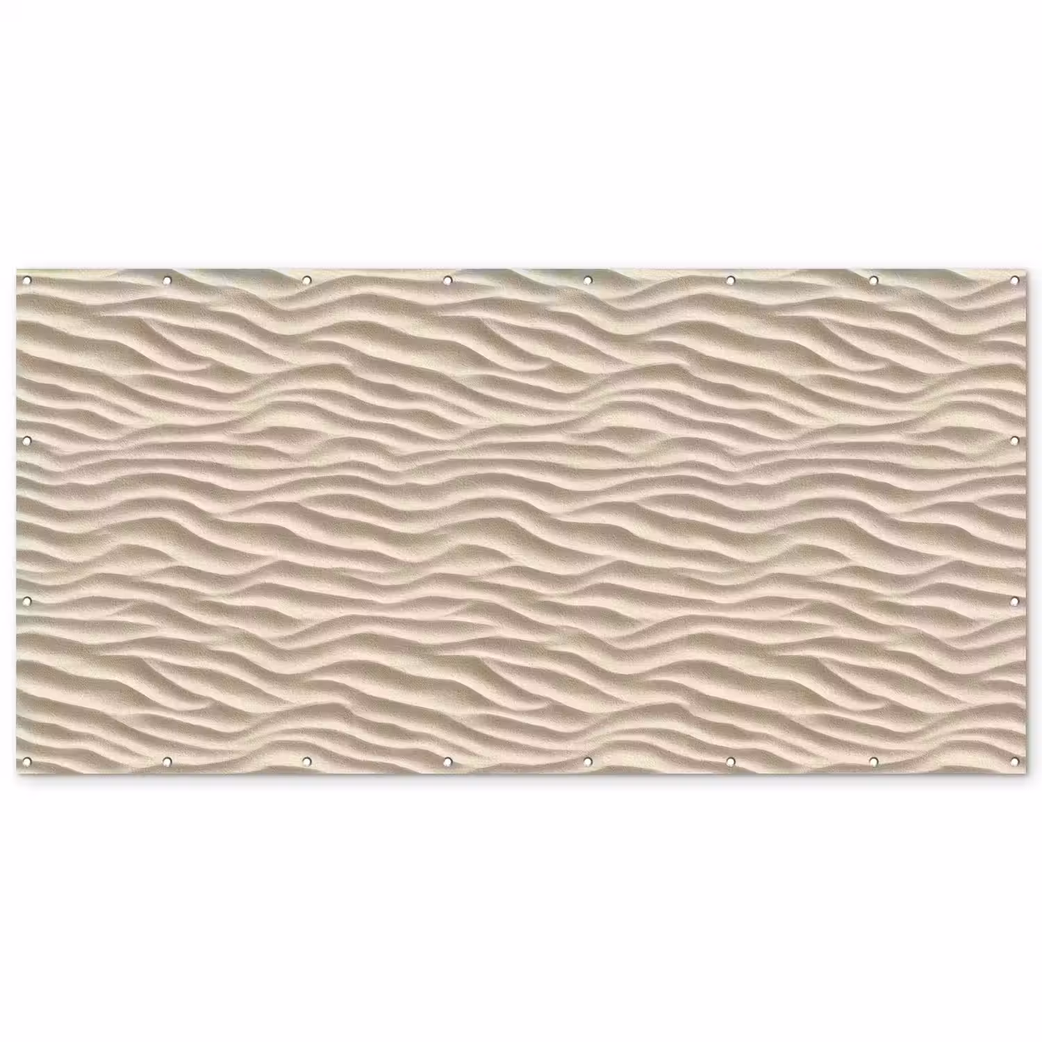 Zand - Golven - Beige Balkonbeschermer Duitsland klein 596 -zz_3d