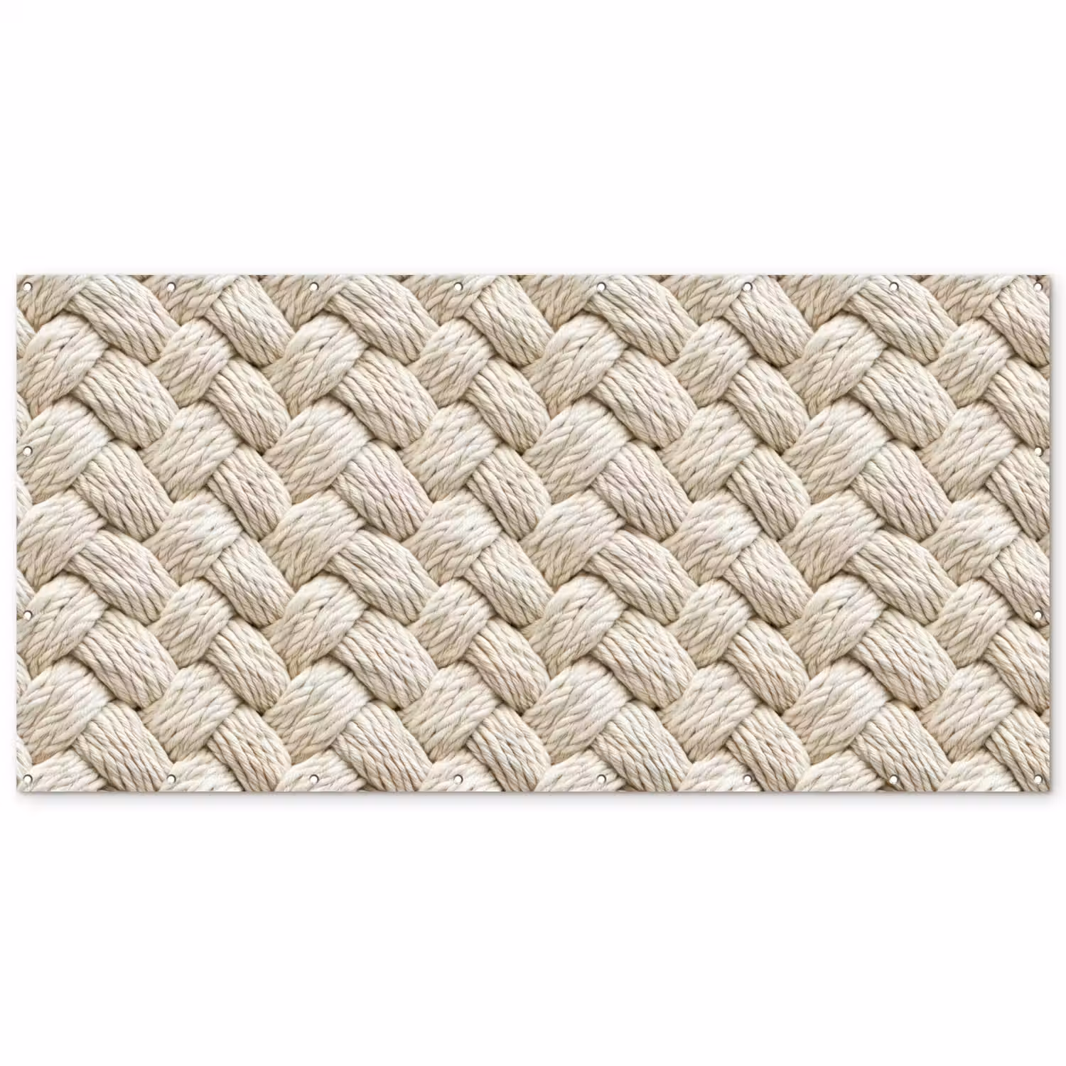Touw - Gebreid - Beige Balkonbeschermer Duitsland klein 596 -zz_3d