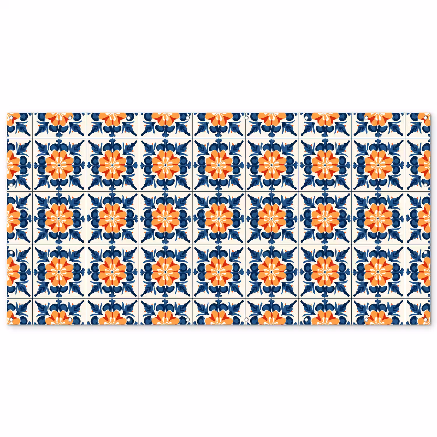 Traditioneel - Tegel - Oranje Balkonbeschermer Duitsland klein 596 -zz_3d