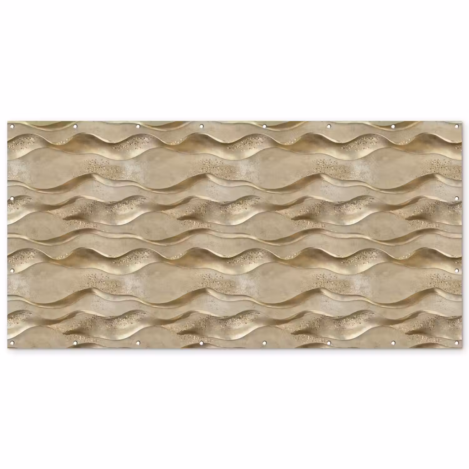 Golven - Patroon - Goud Balkonbeschermer Duitsland klein 596 -zz_3d