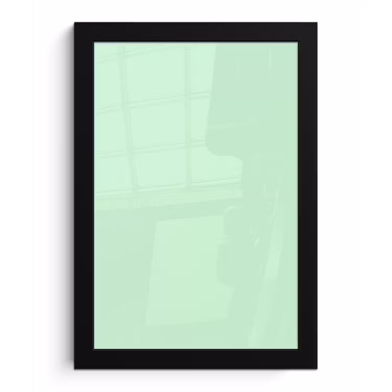 Pale - Mint - Groen fotolijst zwart zonder passe partout klein 224 -3d