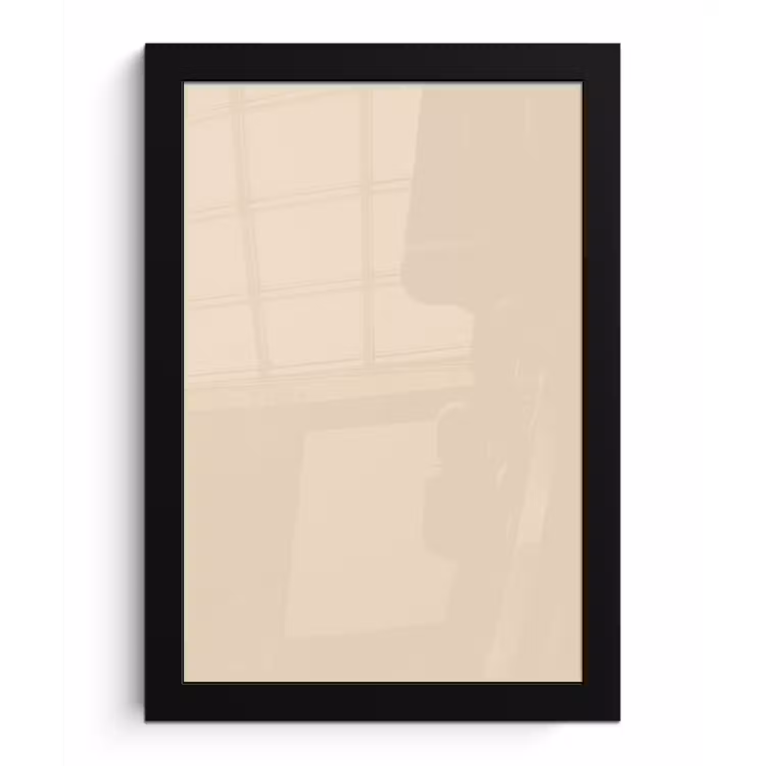 Cream - Nude - Neutraal fotolijst zwart zonder passe partout klein 224 -3d