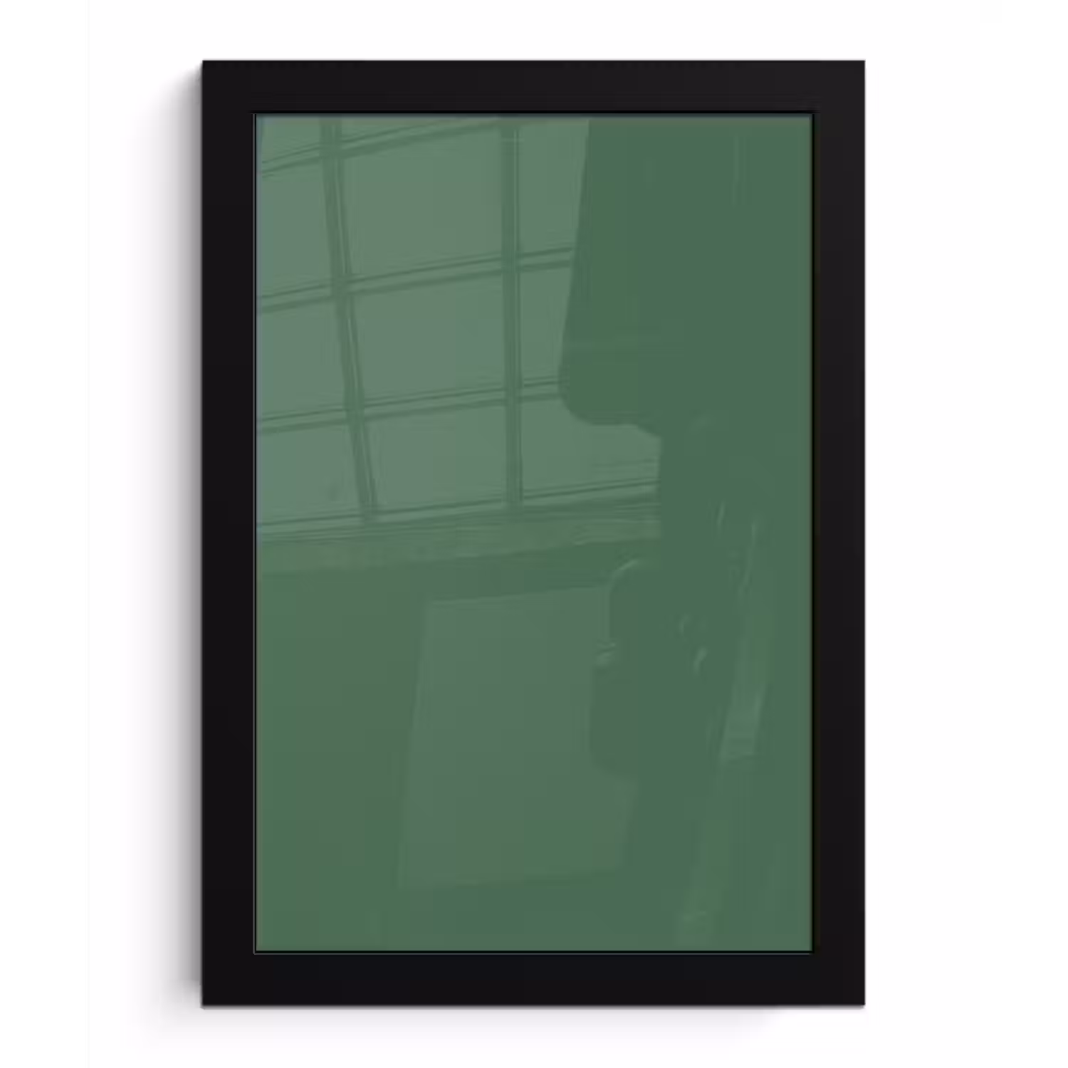 Deep - Sagewood - Groen fotolijst zwart zonder passe partout klein 224 -3d