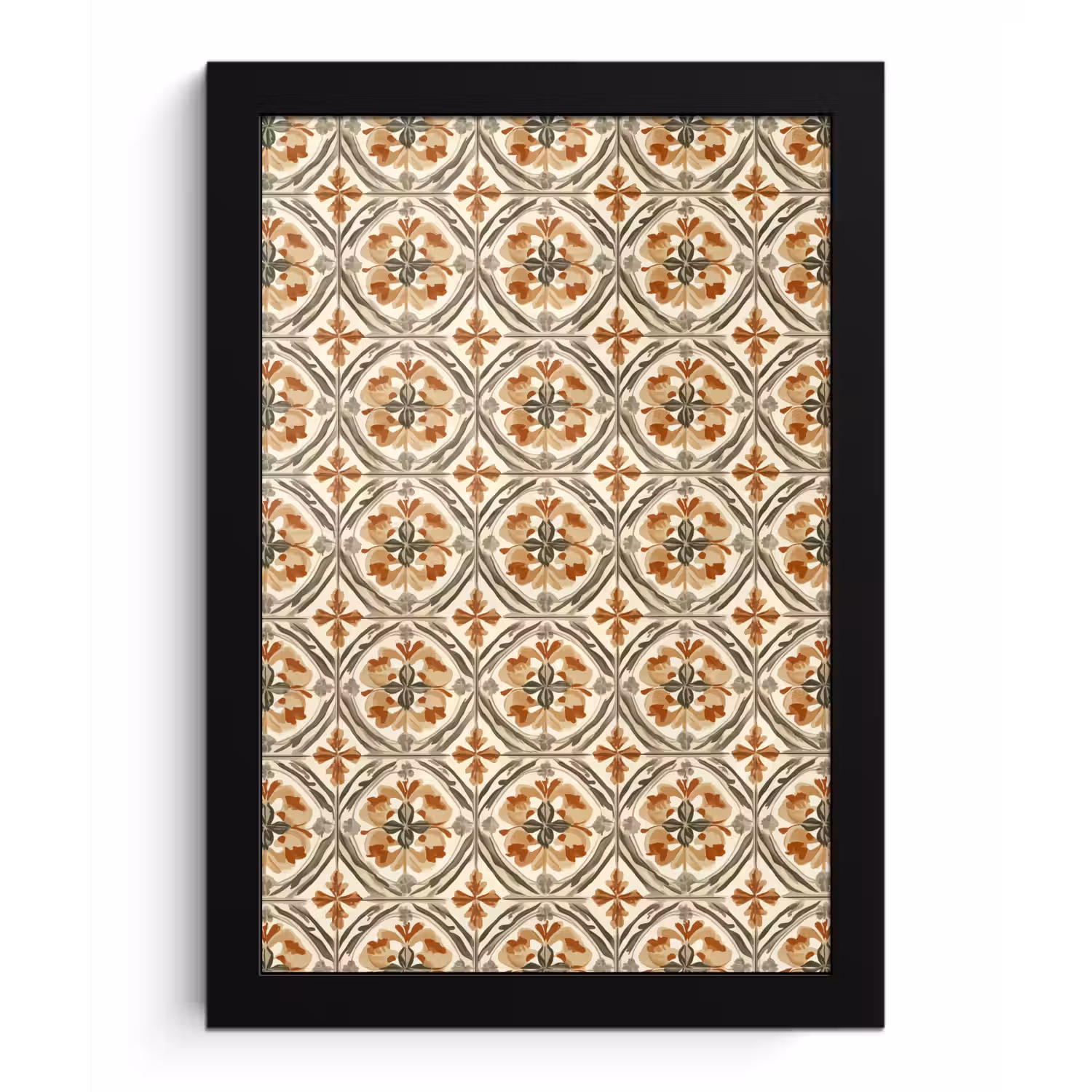 Elegant - Antiek - Kleurrijk fotolijst zwart zonder passe partout klein 224 -3d