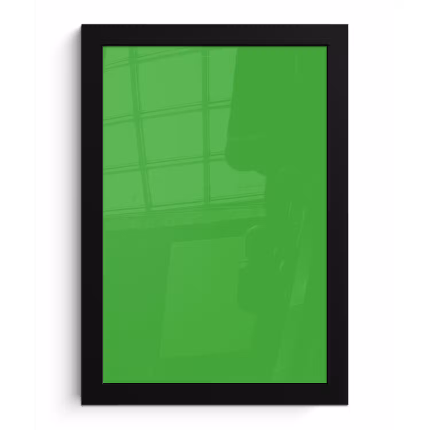 Kelly - Green - Groen fotolijst zwart zonder passe partout klein 224 -3d
