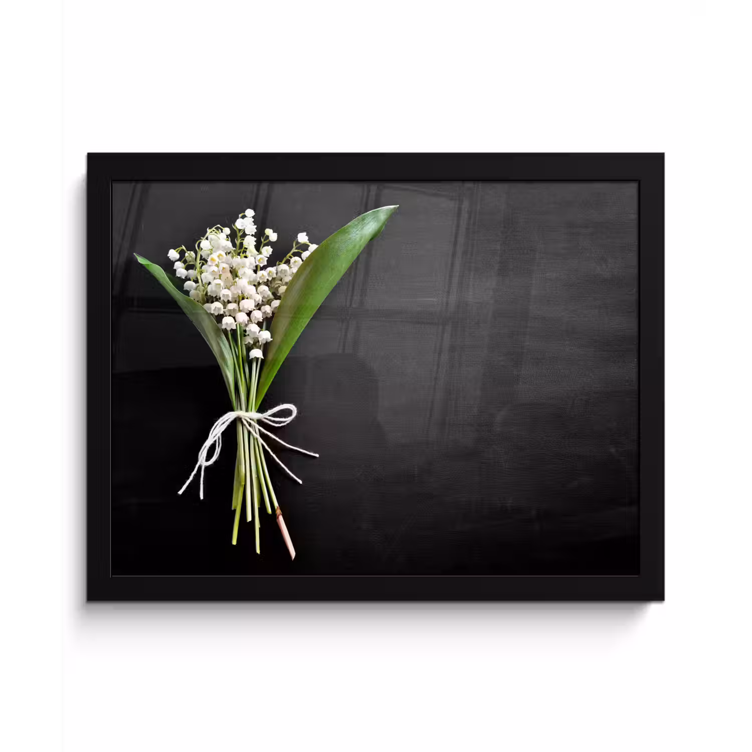 bloemen-5-1-1 fotolijst zwart zonder passe partout klein -3d