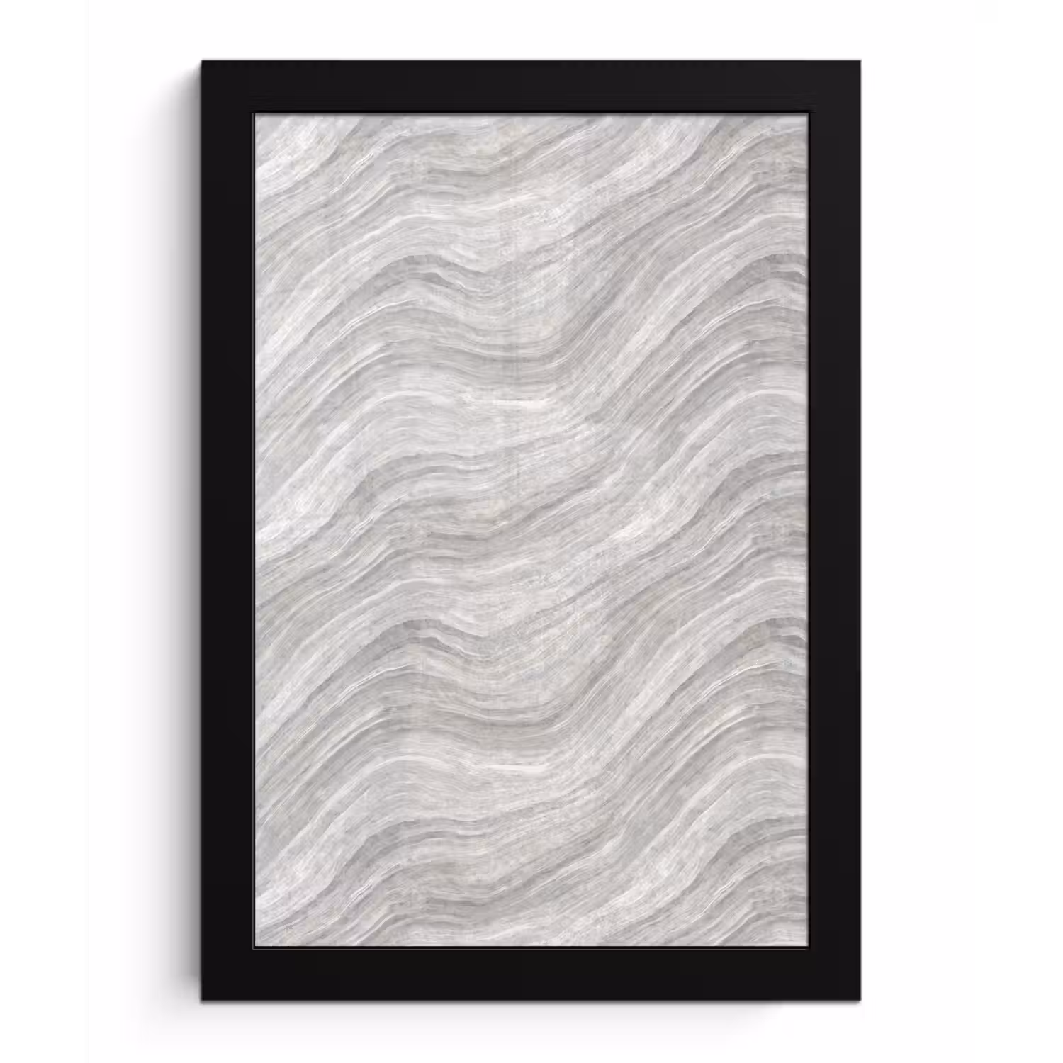 Patroon - Helder - Wit - Grijs fotolijst zwart zonder passe partout klein 224 -3d