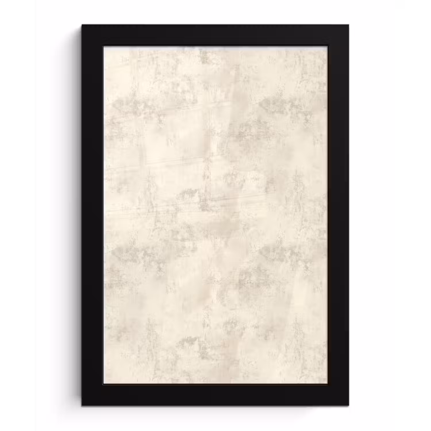 Patroon - Organisch - Beige fotolijst zwart zonder passe partout klein 224 -3d