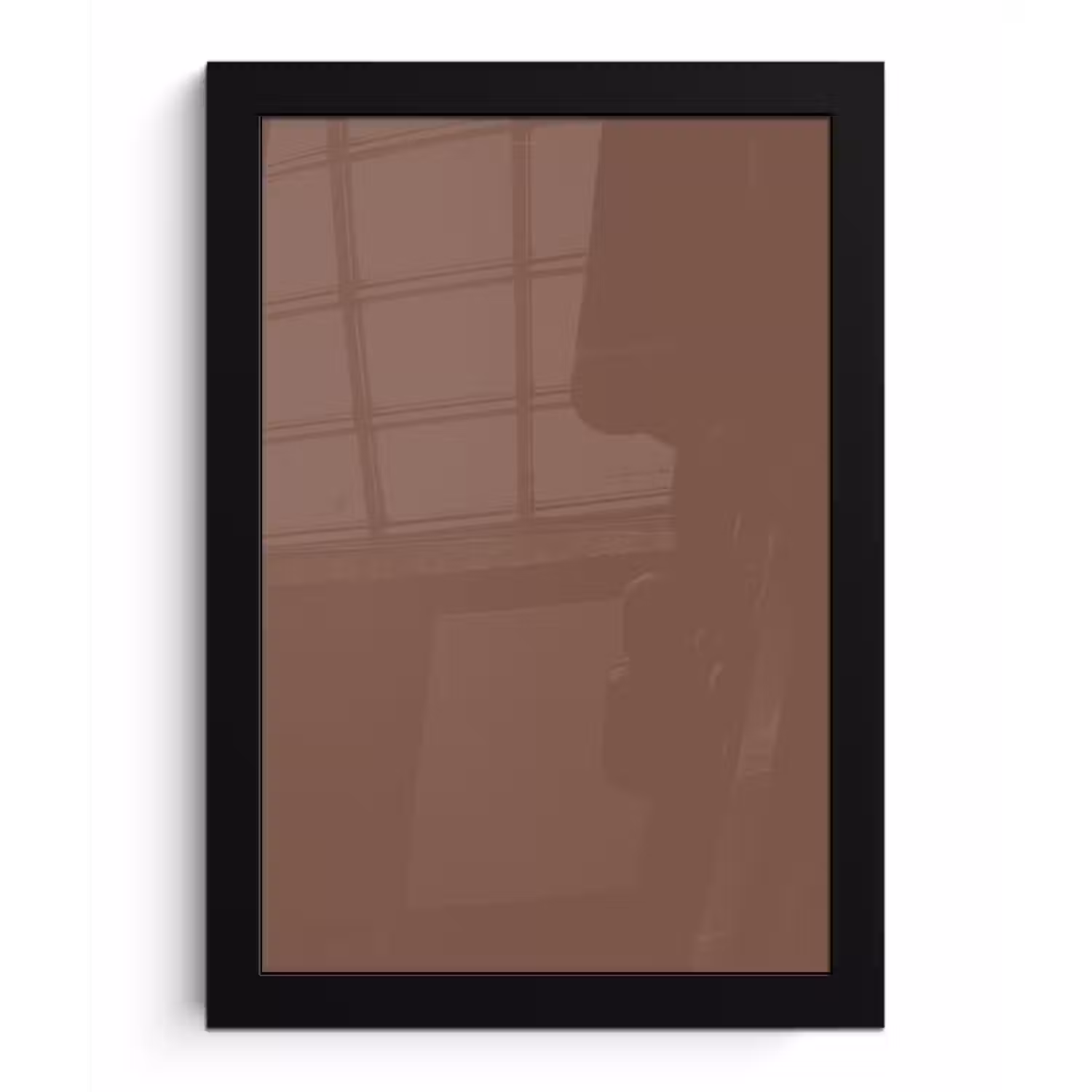 Muted - Chestnut - Bruin fotolijst zwart zonder passe partout klein 224 -3d