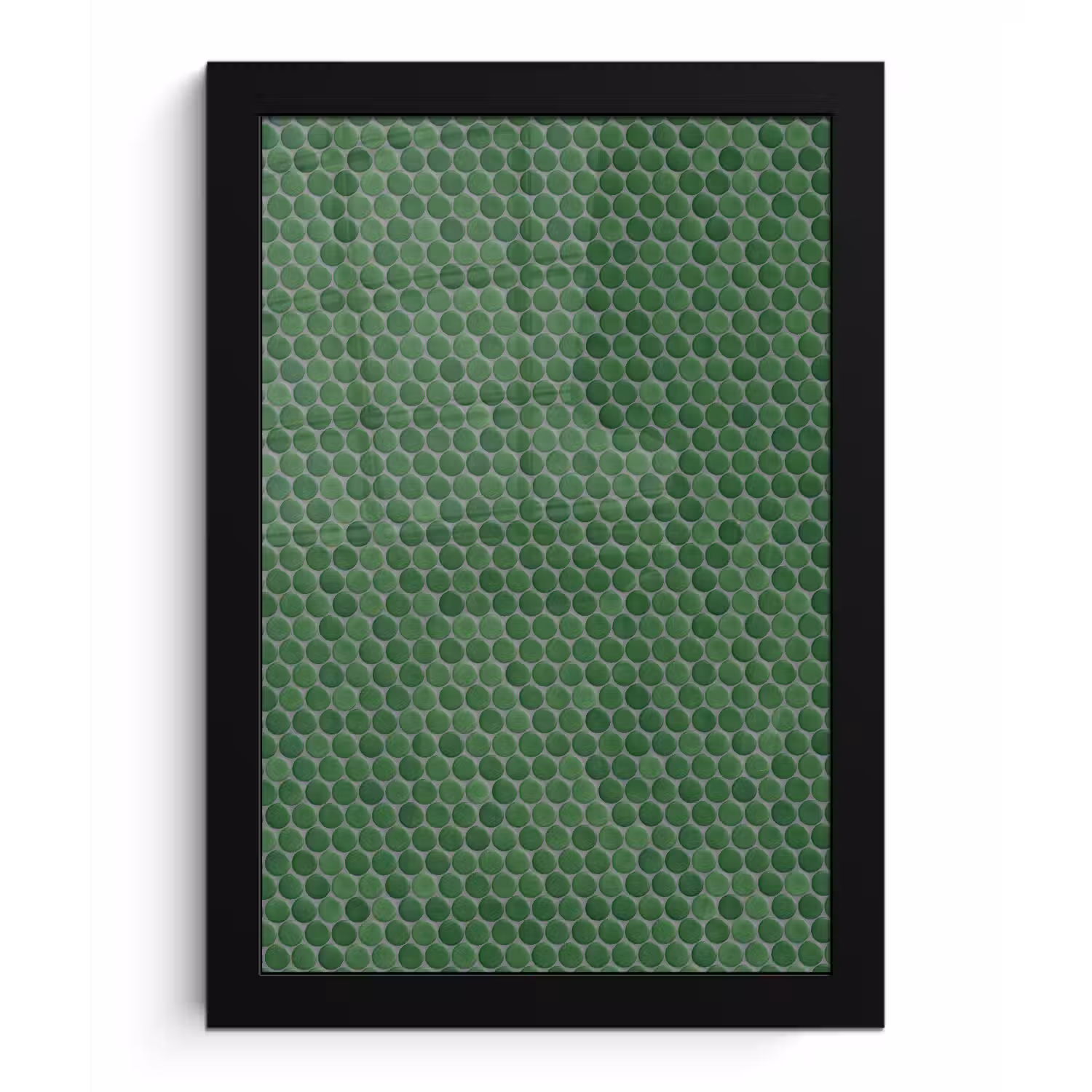 Penny - Mozaïek - Bosgroen - Green fotolijst zwart zonder passe partout klein 224 -3d
