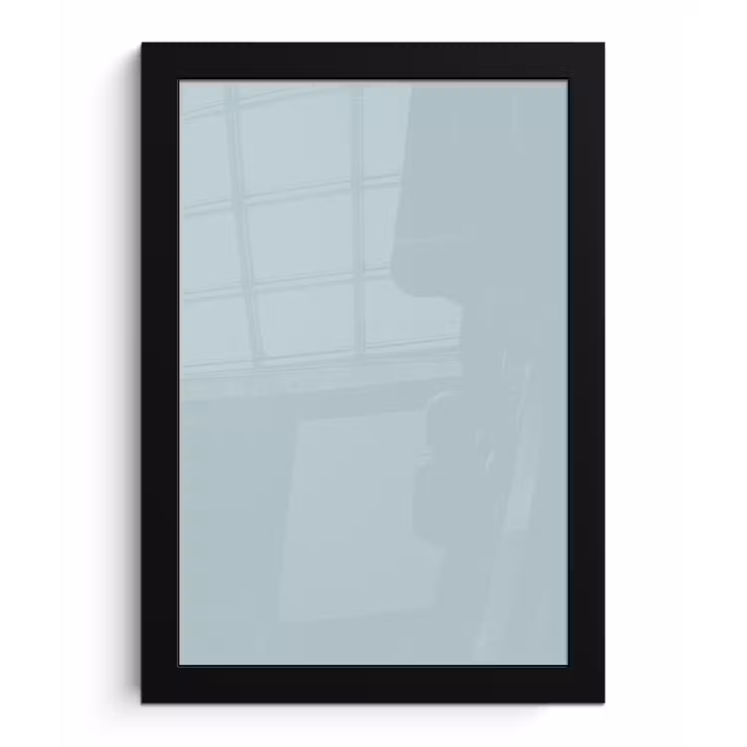 Slate - Blue - Blauw fotolijst zwart zonder passe partout klein 224 -3d