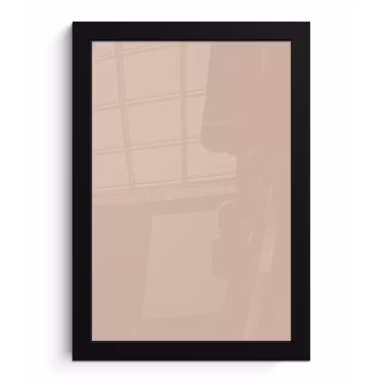 Soft - Clay - Nude fotolijst zwart zonder passe partout klein 224 -3d