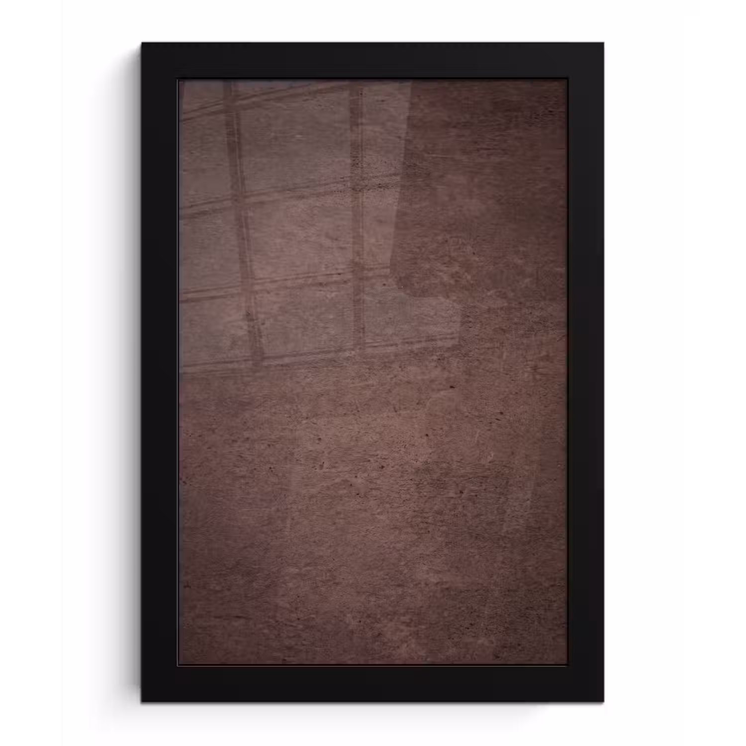 Textuur - Beton - Abstract - Donker - Bruin fotolijst zwart zonder passe partout klein -3d