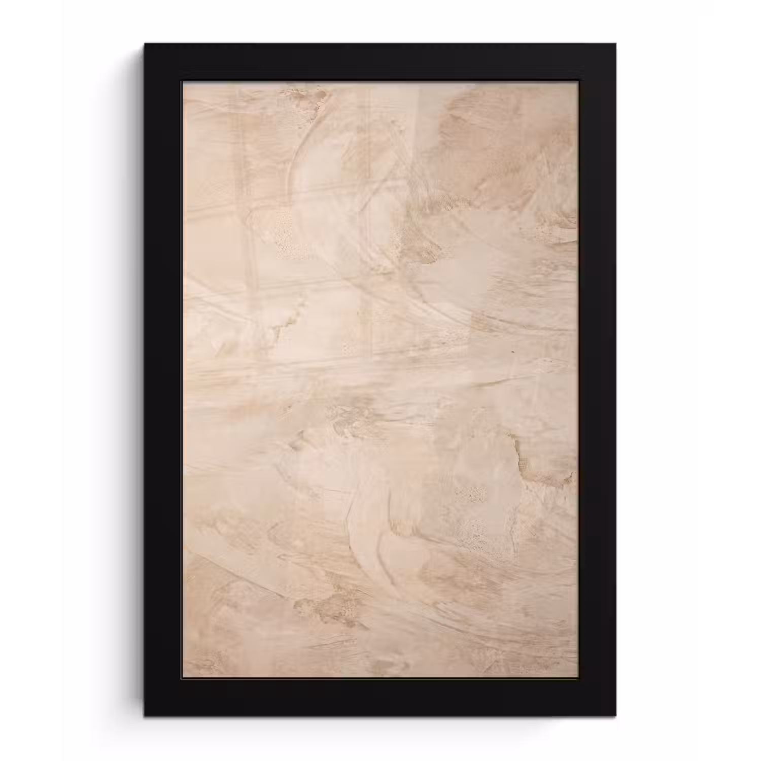 Textuur - Patroon - Abstract - Modern - Beige fotolijst zwart zonder passe partout klein -3d