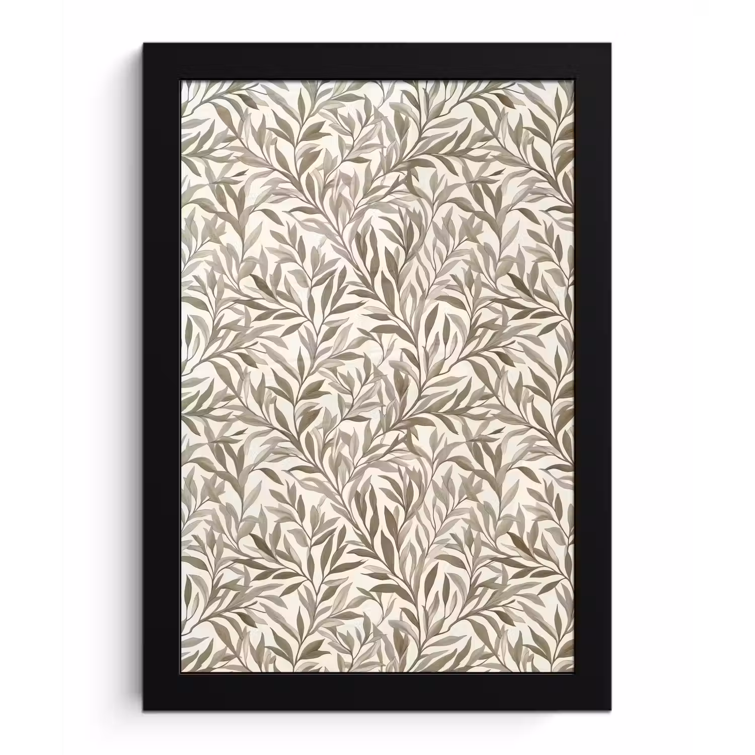 Takken - Botanisch - Taupe fotolijst zwart zonder passe partout klein 224 -3d
