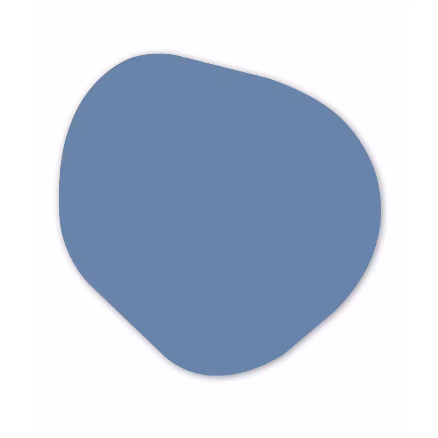 Denim - Breeze - Blauw Wandcirkel Organisch Forex 3mm klein 629 -3d