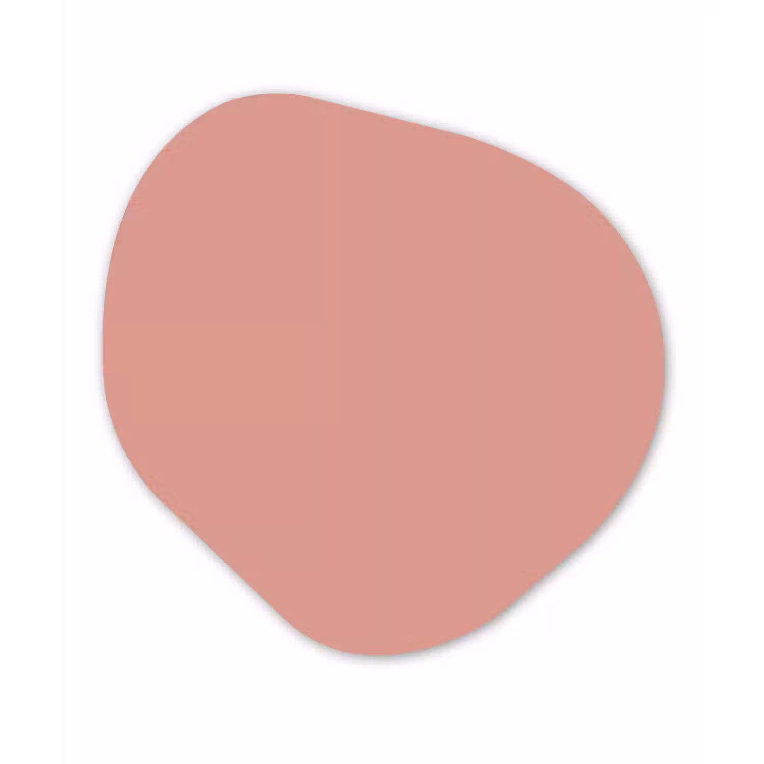 Muted - Salmon - Koraal Wandcirkel Organisch Forex 3mm klein 629 -3d