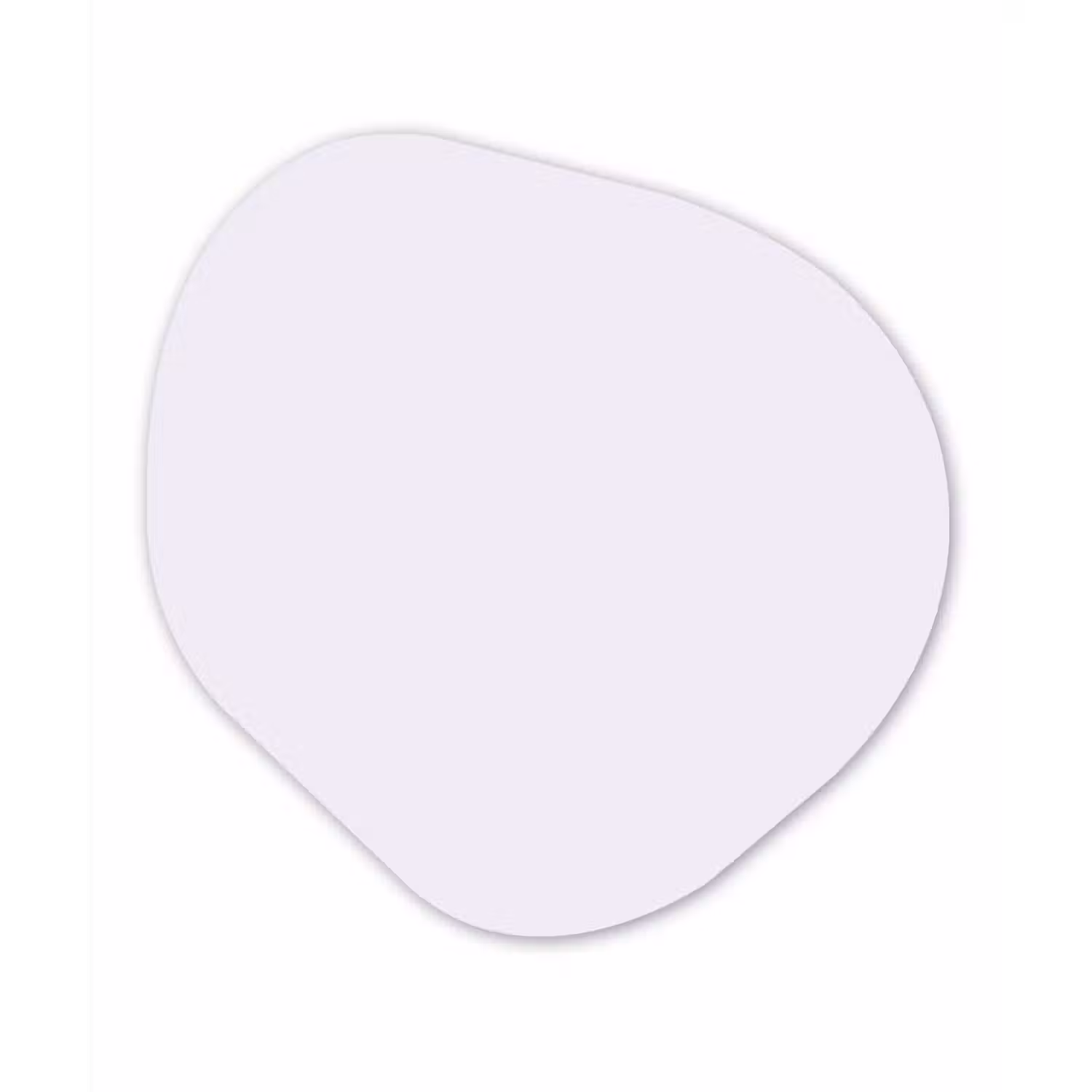 Lilac - Luxe - Paars Wandcirkel Organisch Forex 3mm klein 629 -3d