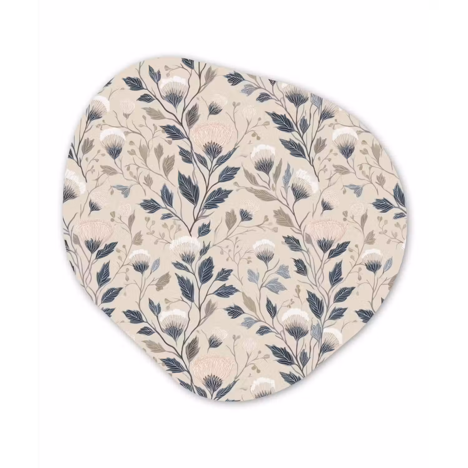 Klassiek - Botanisch - Kleurrijk Wandcirkel Organisch Forex 3mm klein 629 -3d