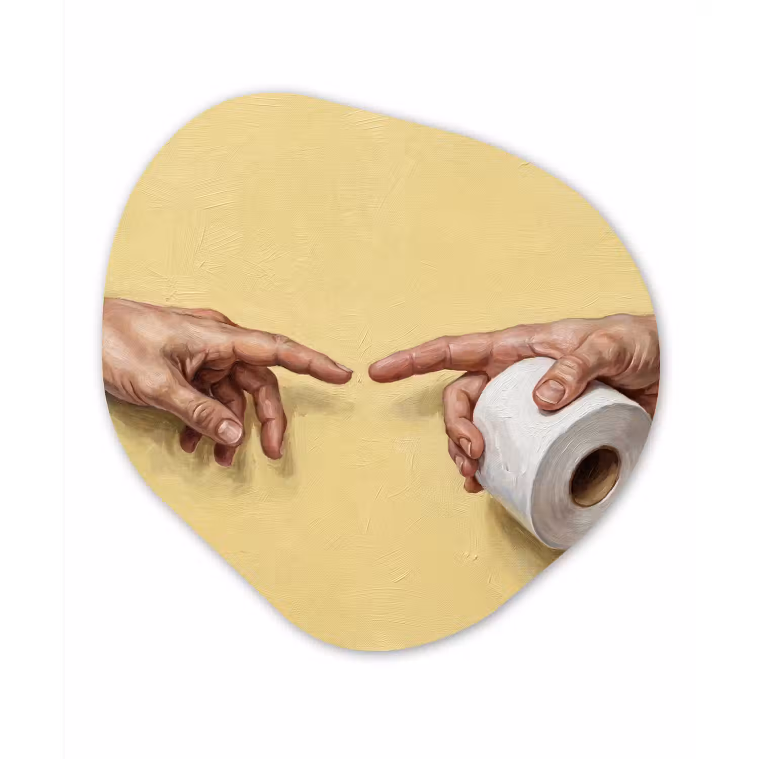 Klassiek - Kunst - Humor Wandcirkel Organisch Forex 3mm klein -3d