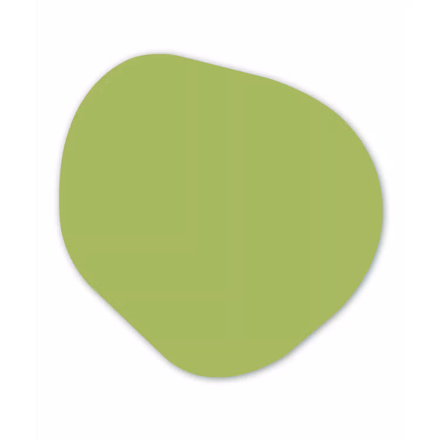 Lime - Glow - Groen Wandcirkel Organisch Forex 3mm klein 629 -3d
