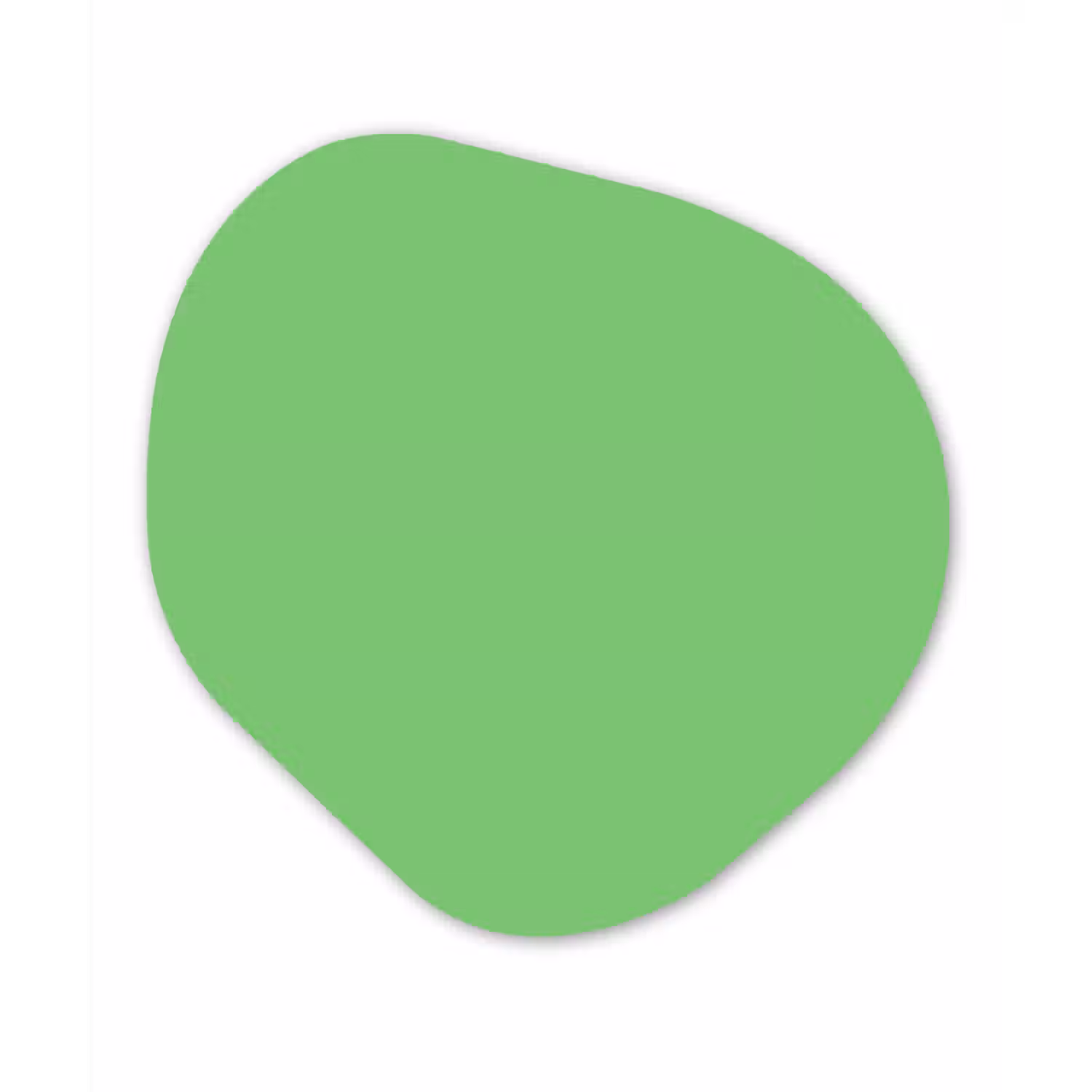 Meadow - Green - Groen Wandcirkel Organisch Forex 3mm klein 629 -3d