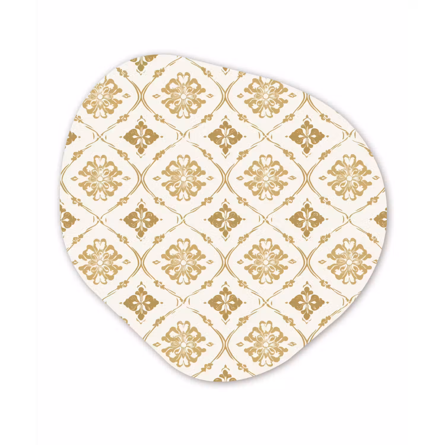 Ornament - Klassiek - Goud Wandcirkel Organisch Forex 3mm klein 629 -3d