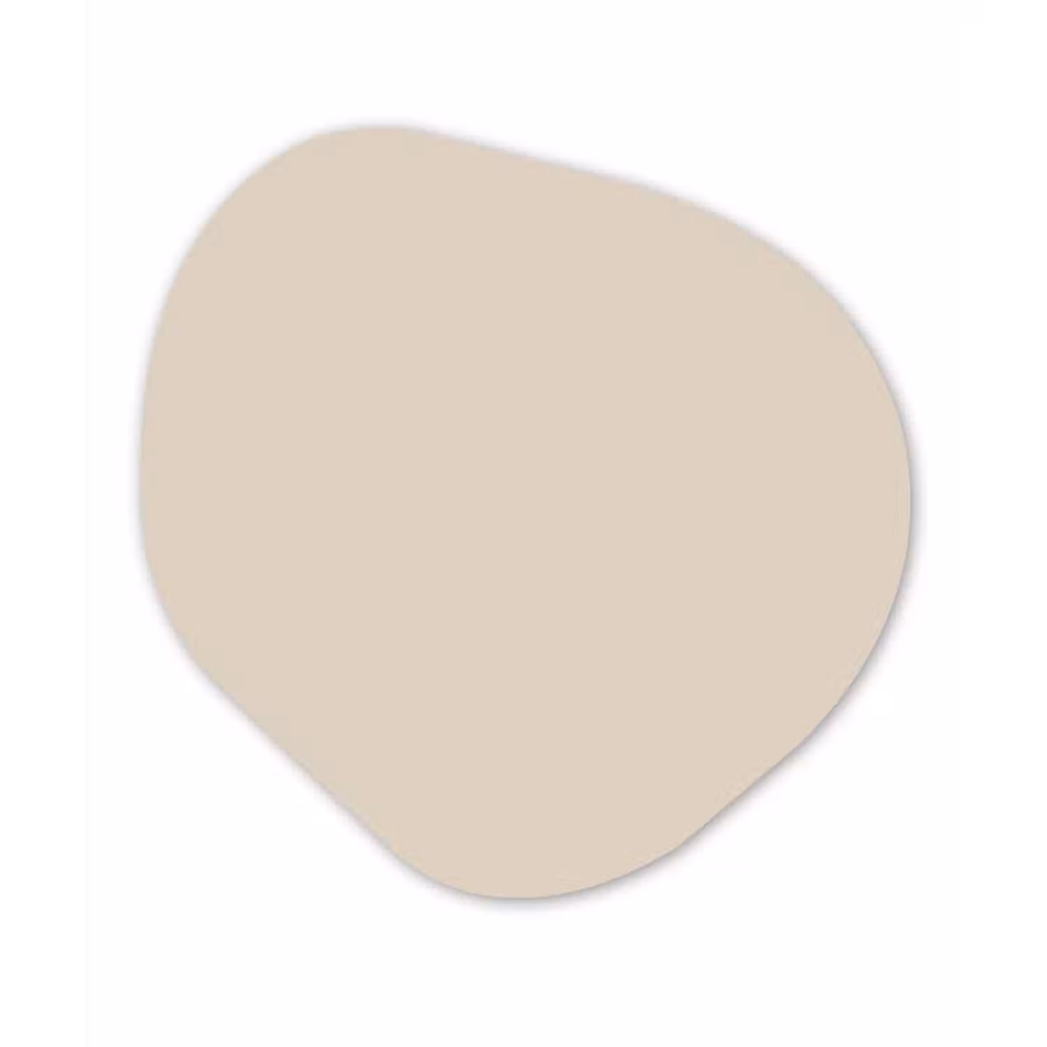 Raw - Linen - Nude Wandcirkel Organisch Forex 3mm klein 629 -3d