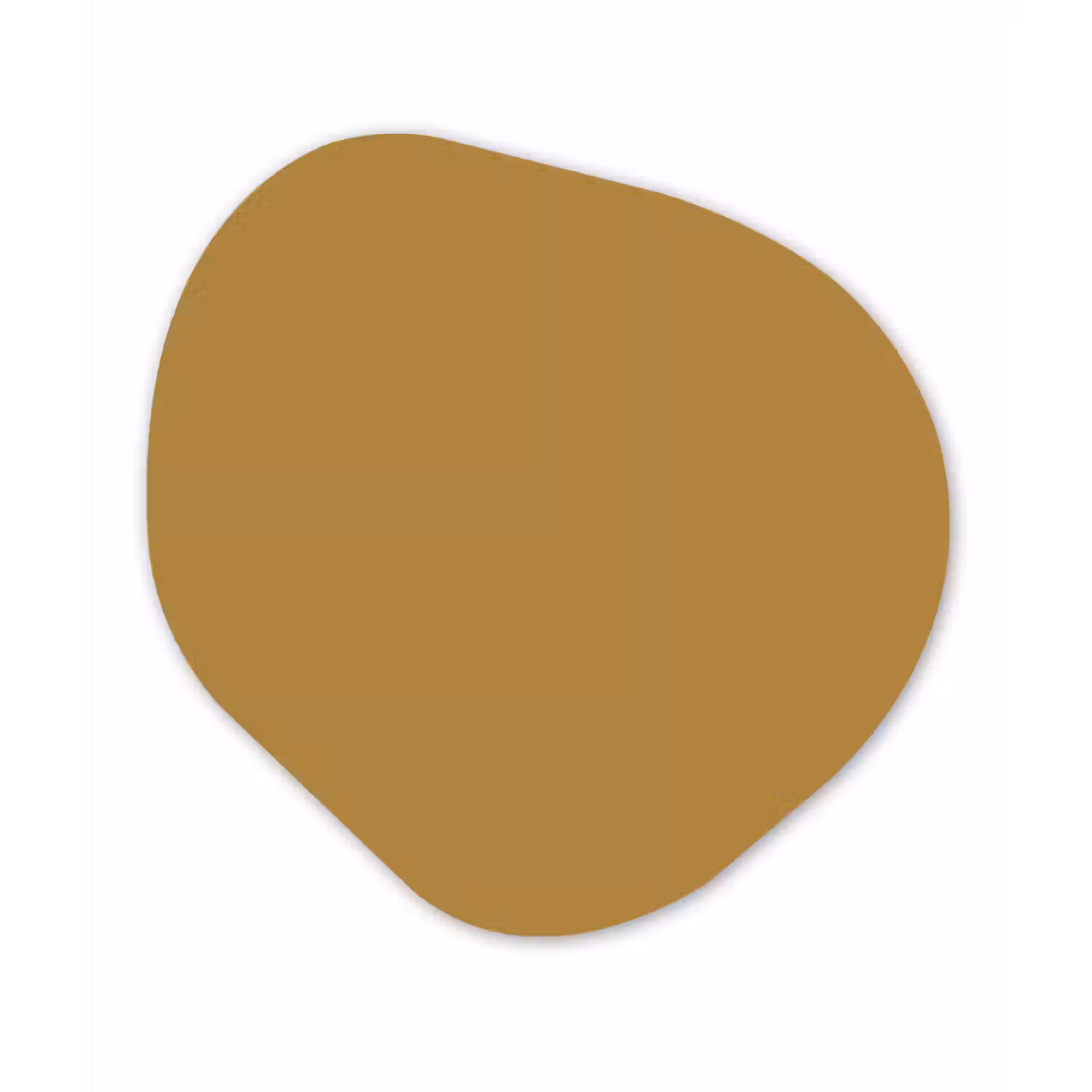 Rhythmic - Ochre - Geel Wandcirkel Organisch Forex 3mm klein 629 -3d