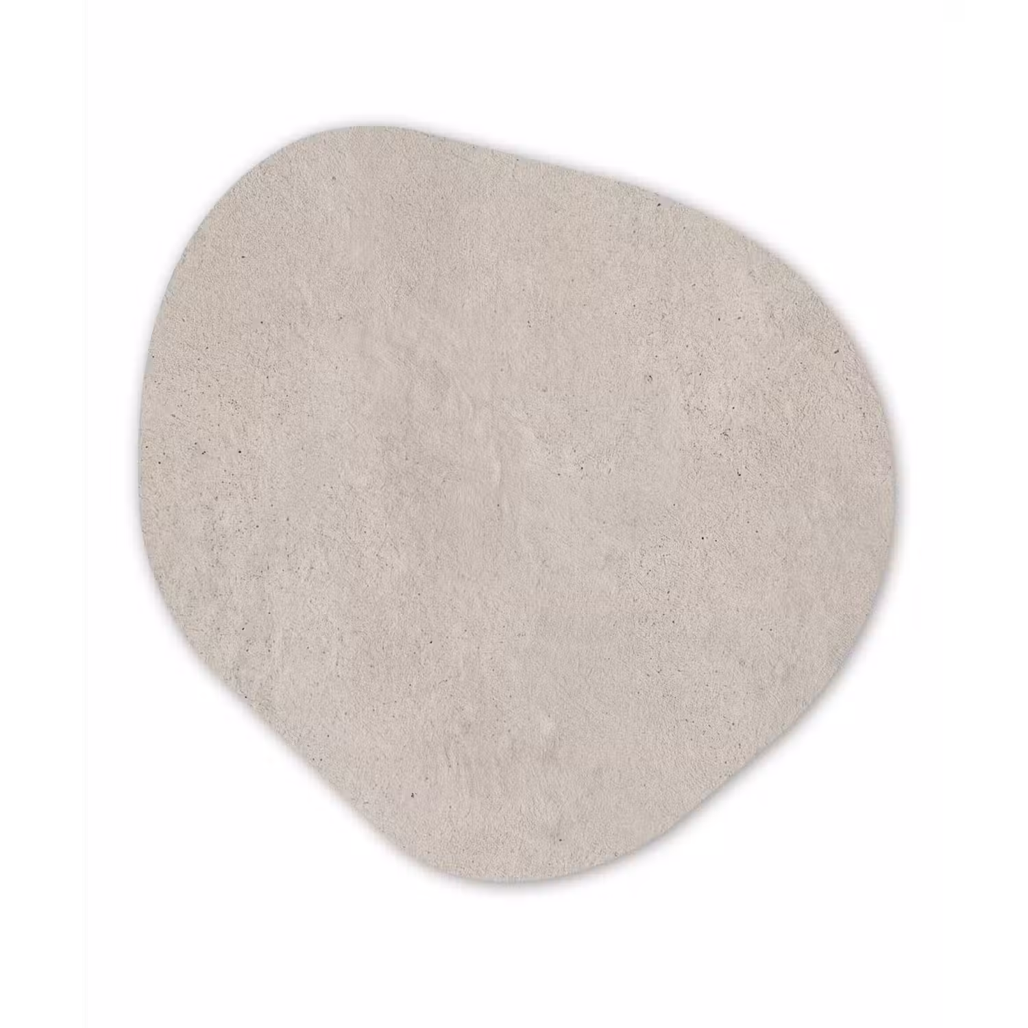 Textuur - Effen - Abstract - Beige Wandcirkel Organisch Forex 3mm klein -3d