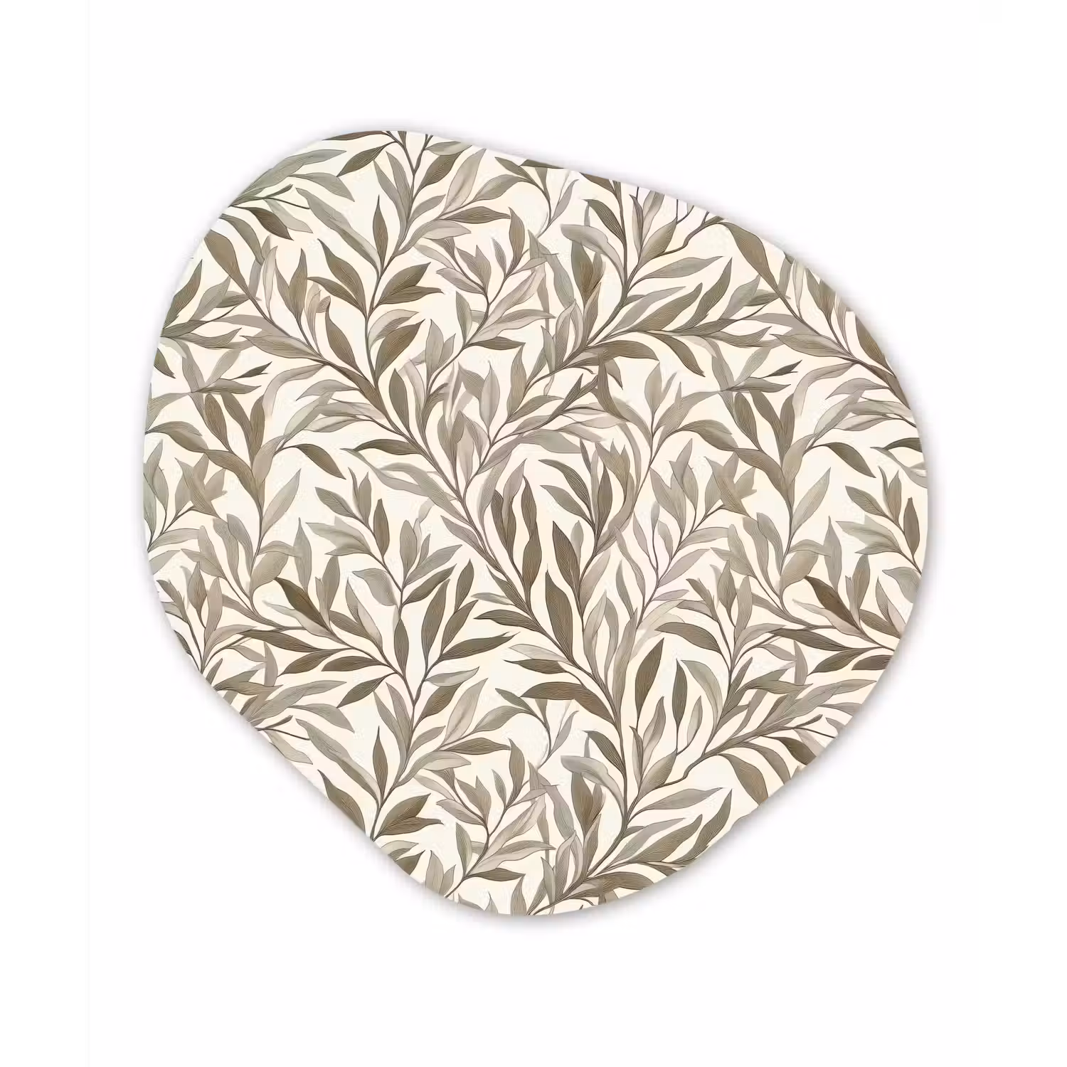 Takken - Botanisch - Taupe Wandcirkel Organisch Forex 3mm klein 629 -3d