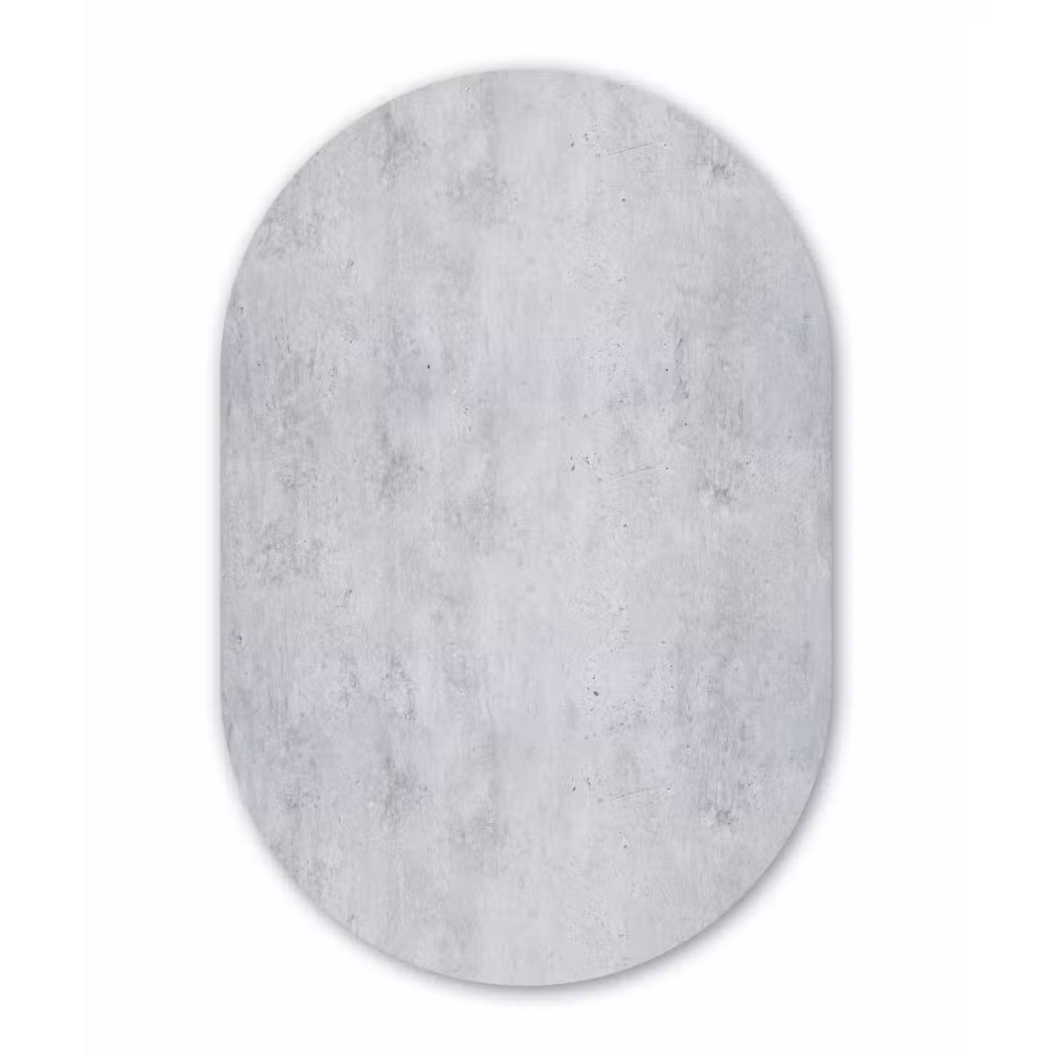 Beton - Textuur - Achtergrond - Grijs - Industrieel Wandcirkel Ovaal Forex klein -3d