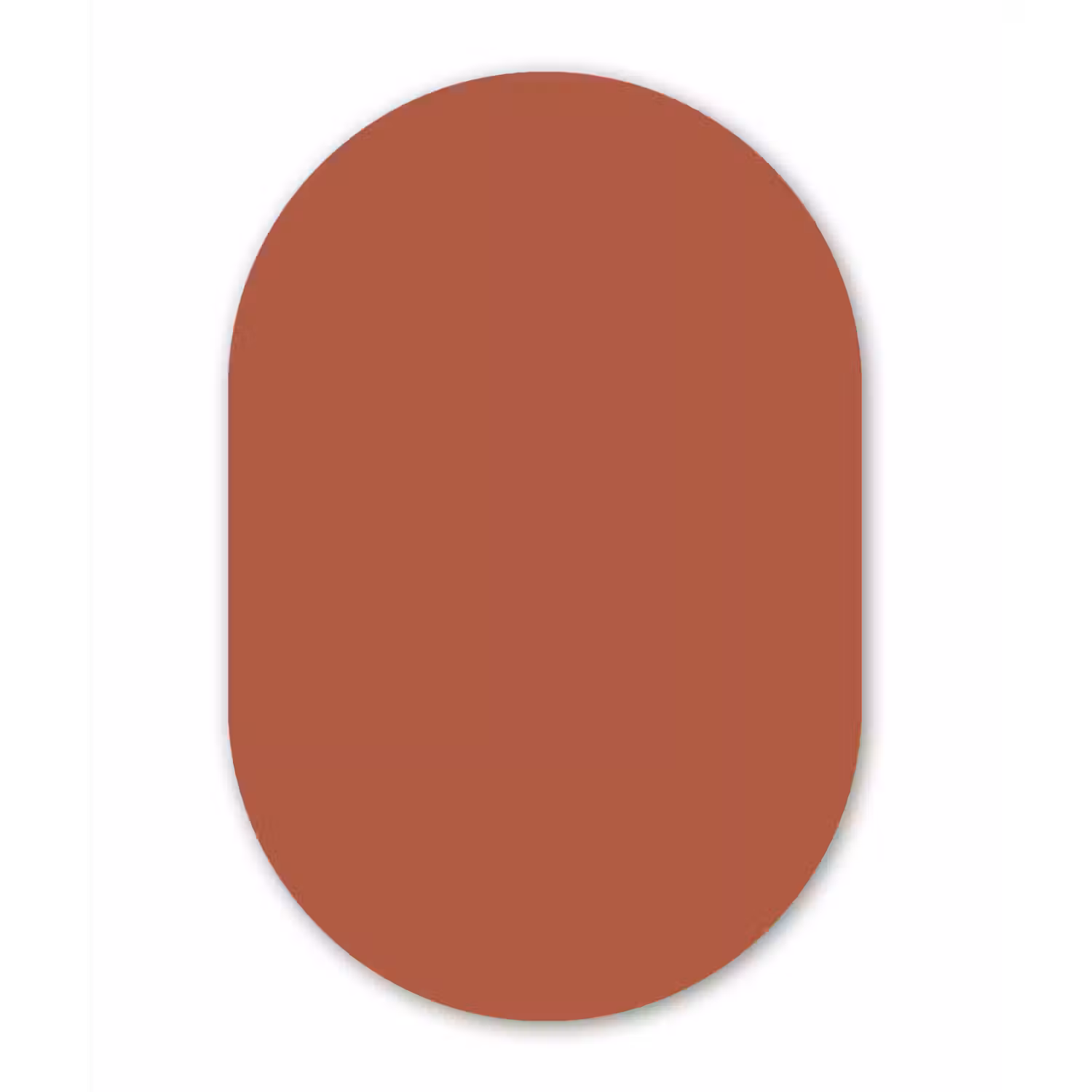 Copperhead - Oranje - Bruin Wandcirkel Ovaal Forex klein 630 -3d