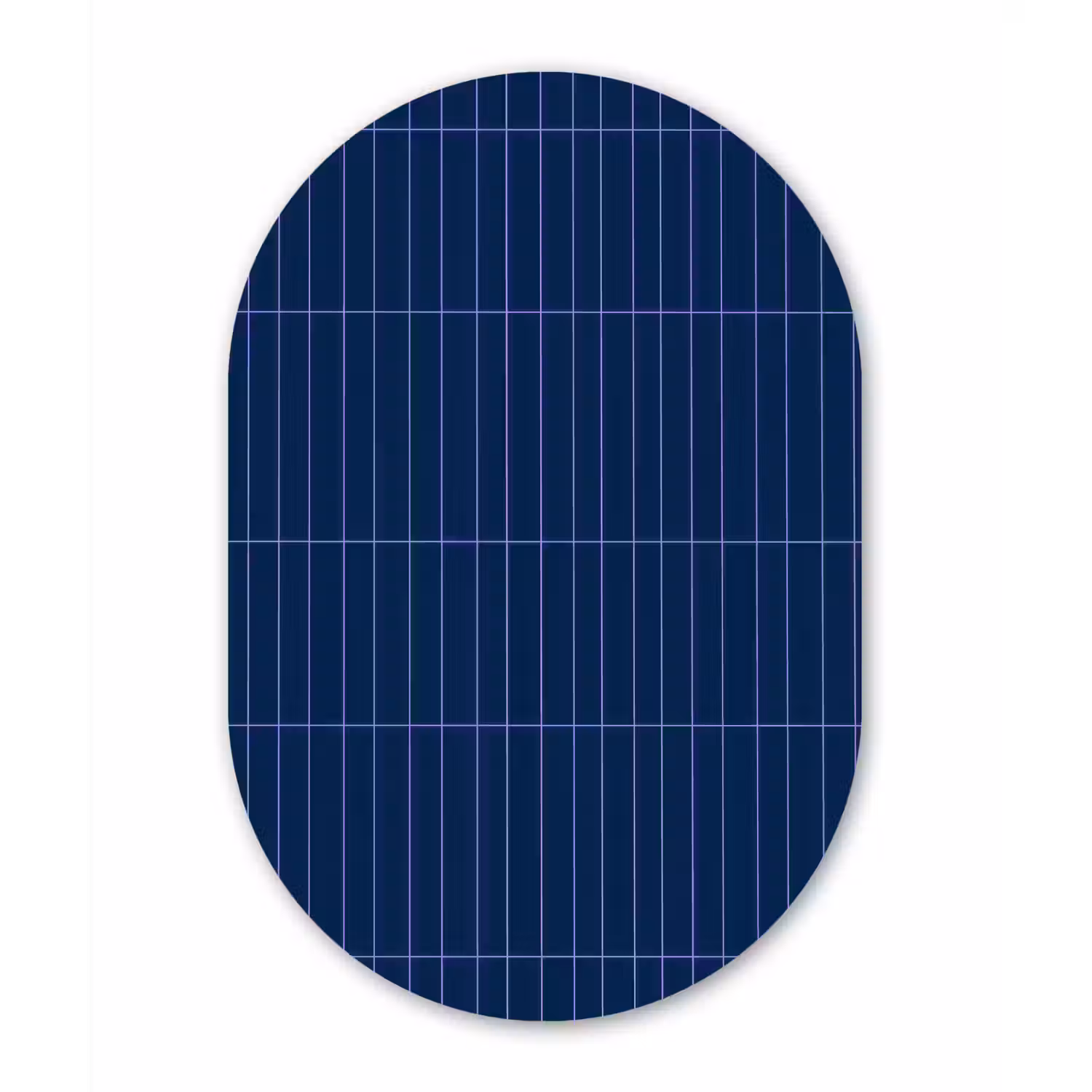 Tegels - Langwerpig - Blauw Wandcirkel Ovaal Forex klein 630 -3d