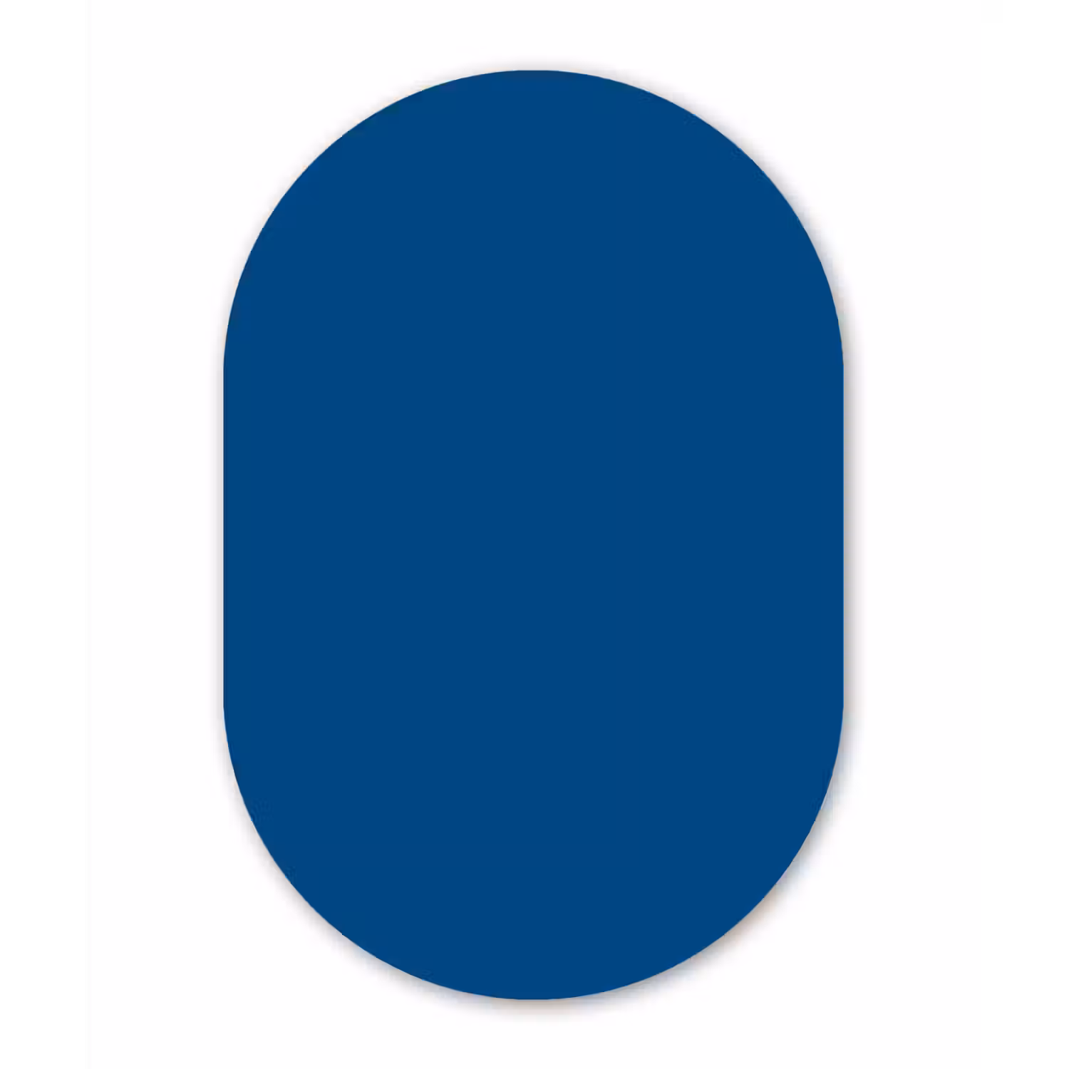 Free - Groove - Blauw Wandcirkel Ovaal Forex klein 630 -3d