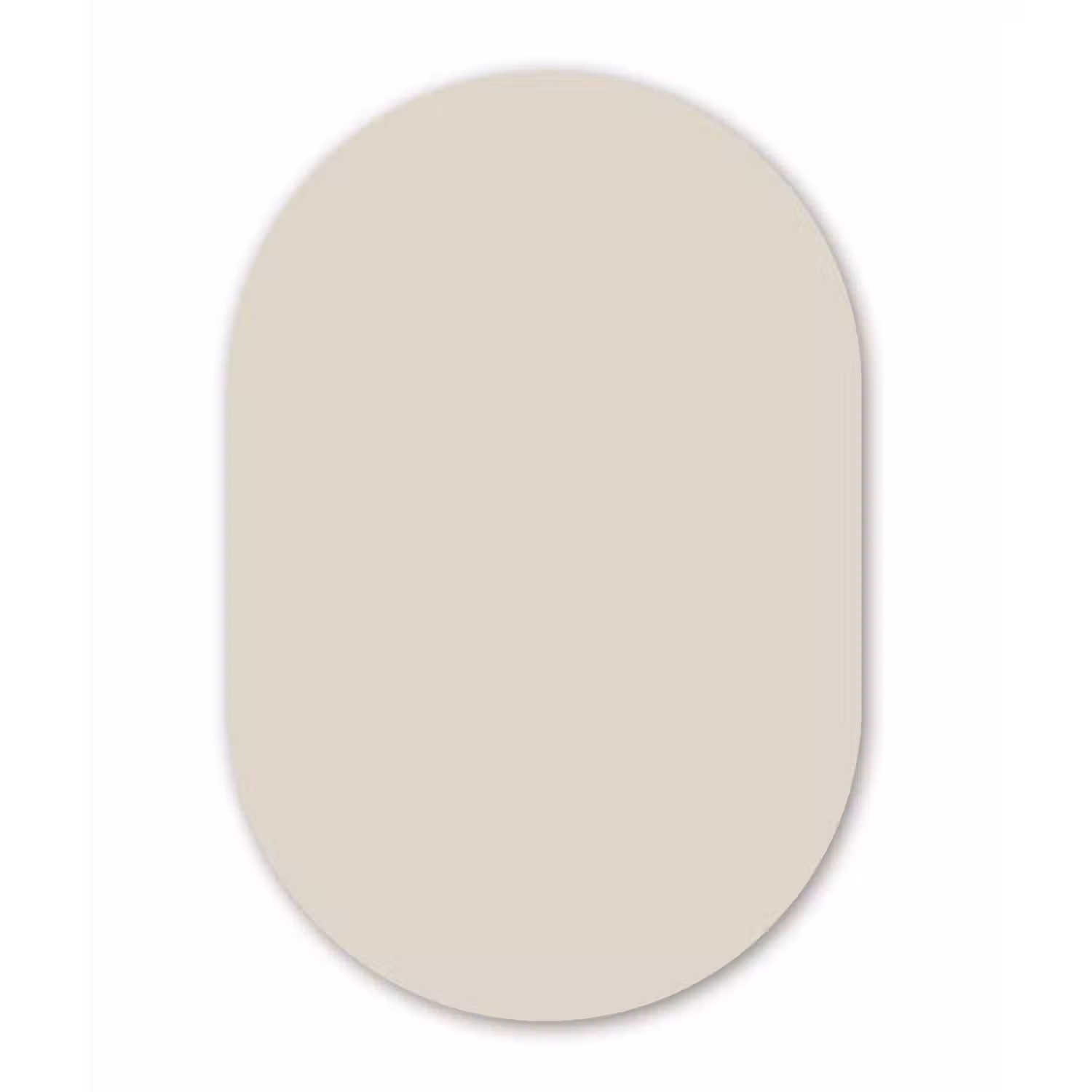 Fresh - Linen - Nude Wandcirkel Ovaal Forex klein 630 -3d