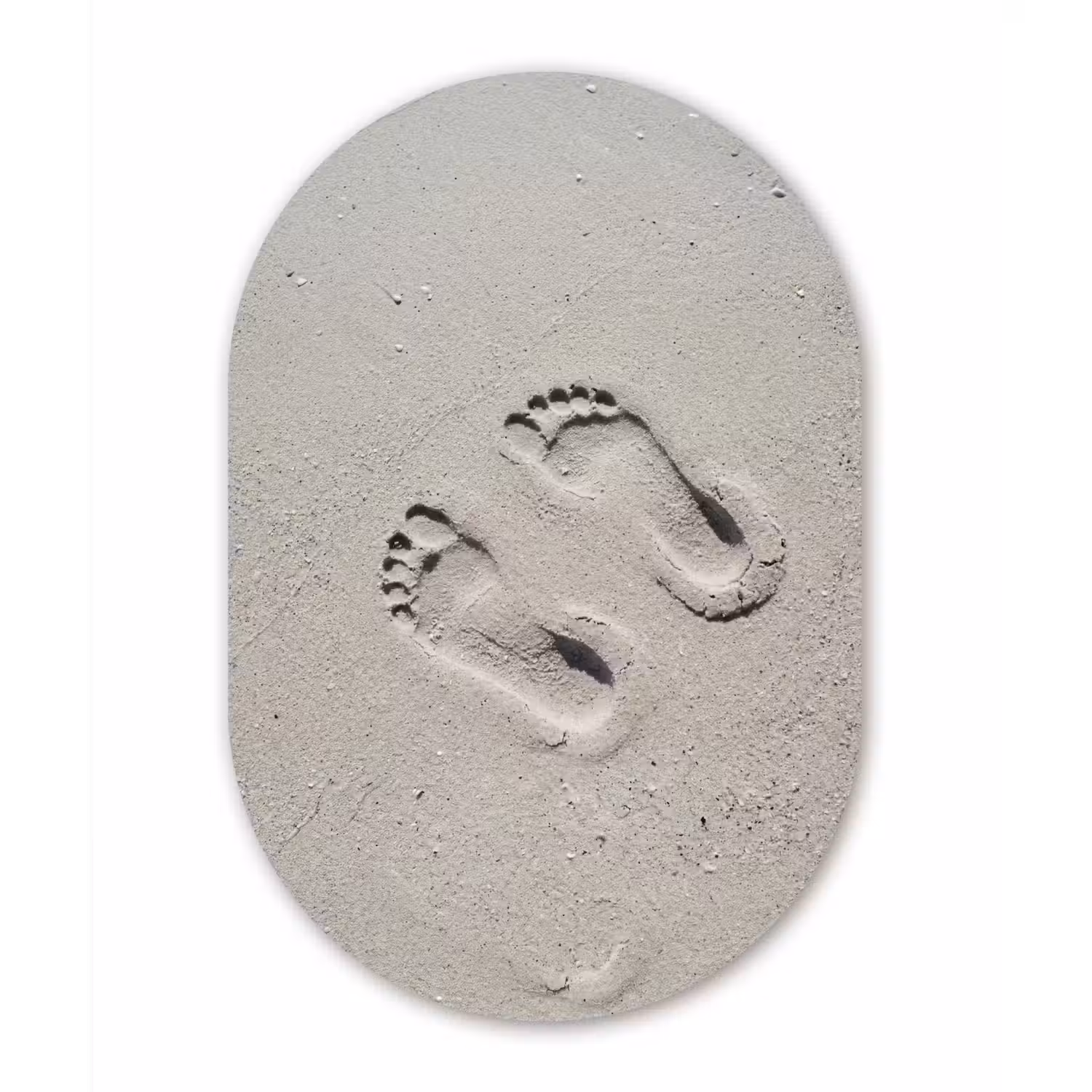 Voeten - Zand - Zee Wandcirkel Ovaal Forex klein -3d