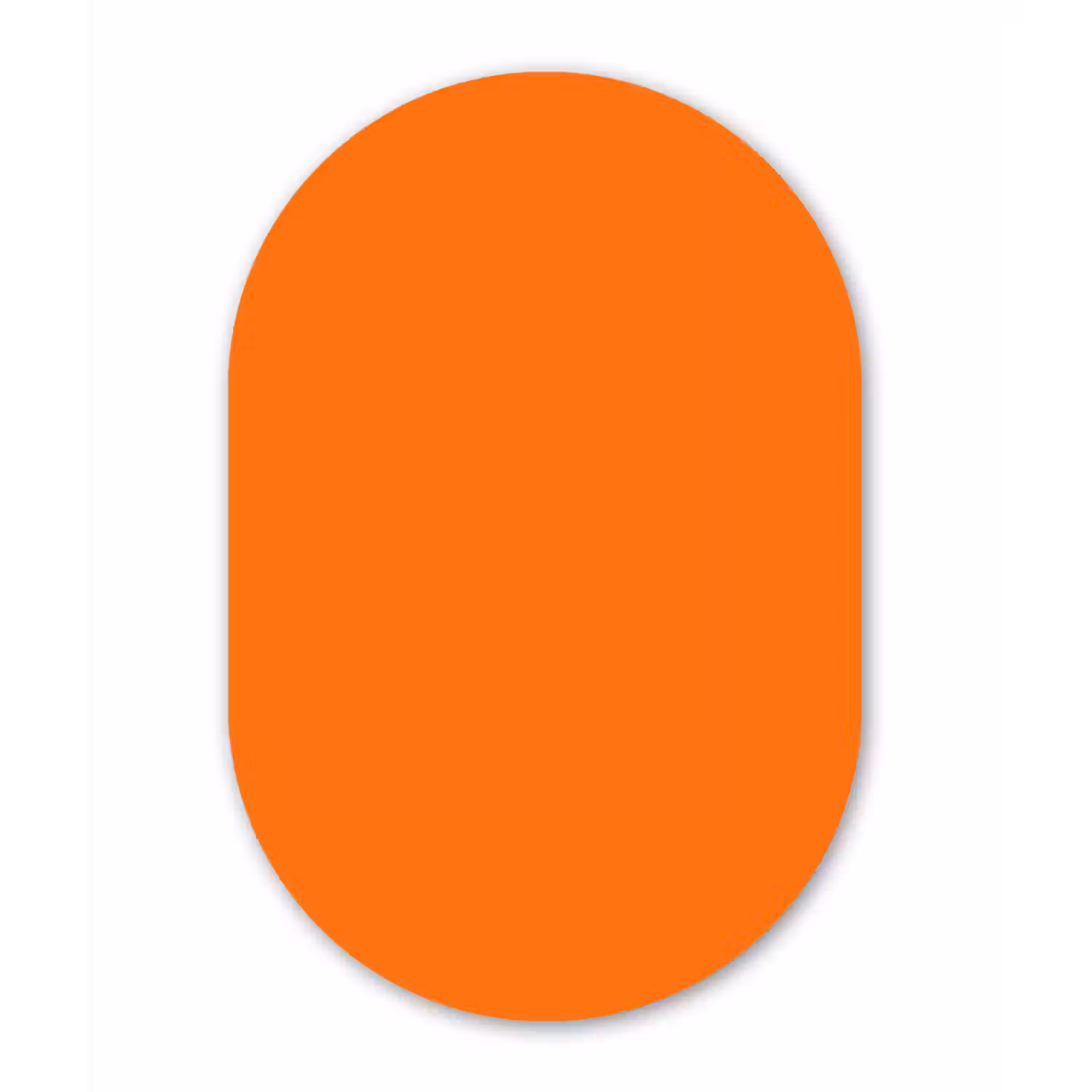 Spiced - Pumpkin - Oranje Wandcirkel Ovaal Forex klein 630 -3d