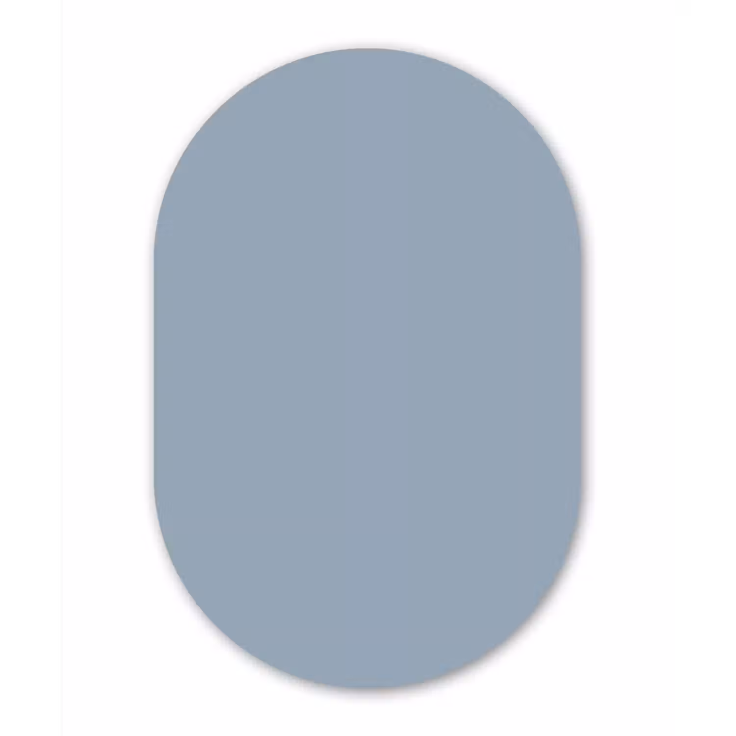 Mellow - Breeze - Blauw Wandcirkel Ovaal Forex klein 630 -3d